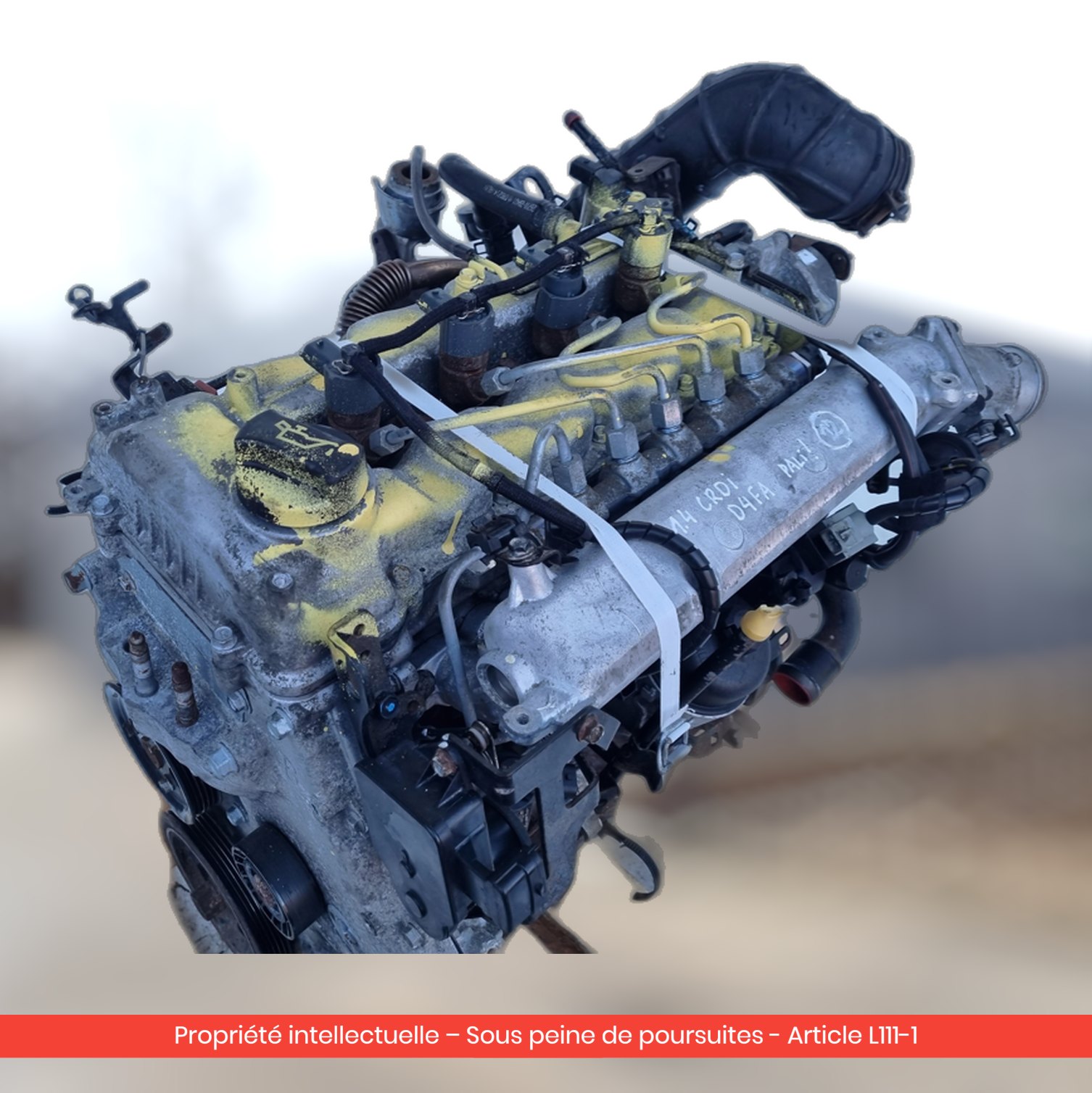 Moteur Kia Cerato D4FA — occasion — vue 2