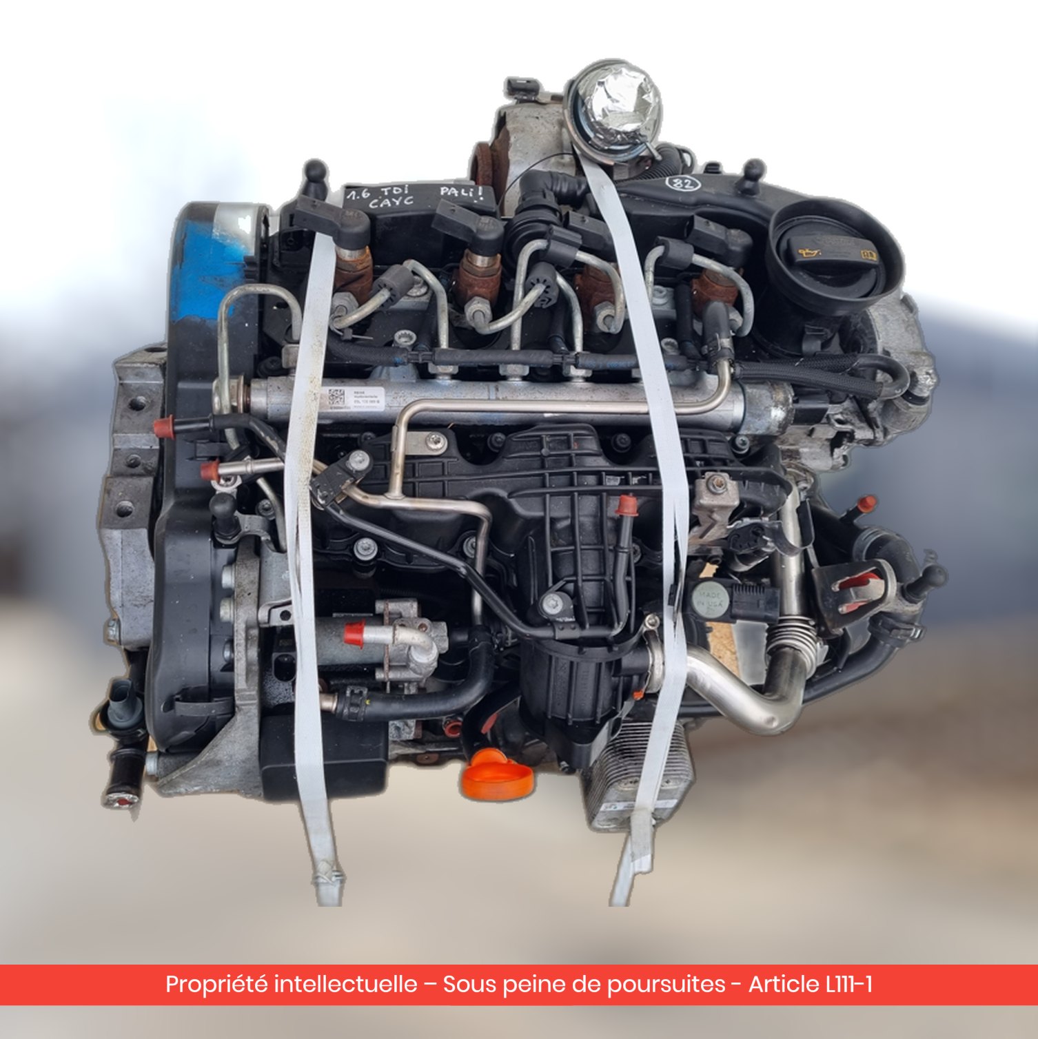 Moteur nu Volkswagen Golf VI CAY CAYN — occasion — vue 1