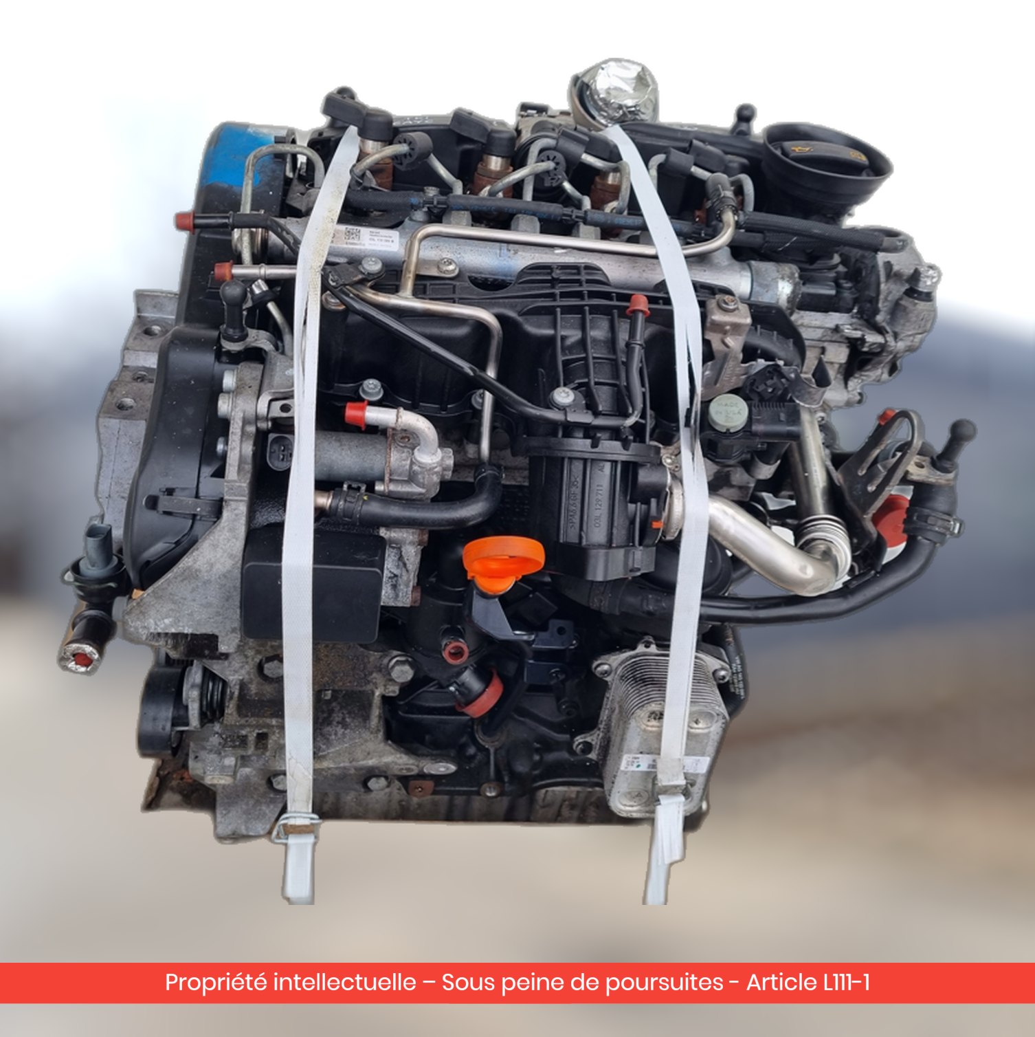 Moteur nu Volkswagen Golf VI CAY CAYN — occasion — vue 2