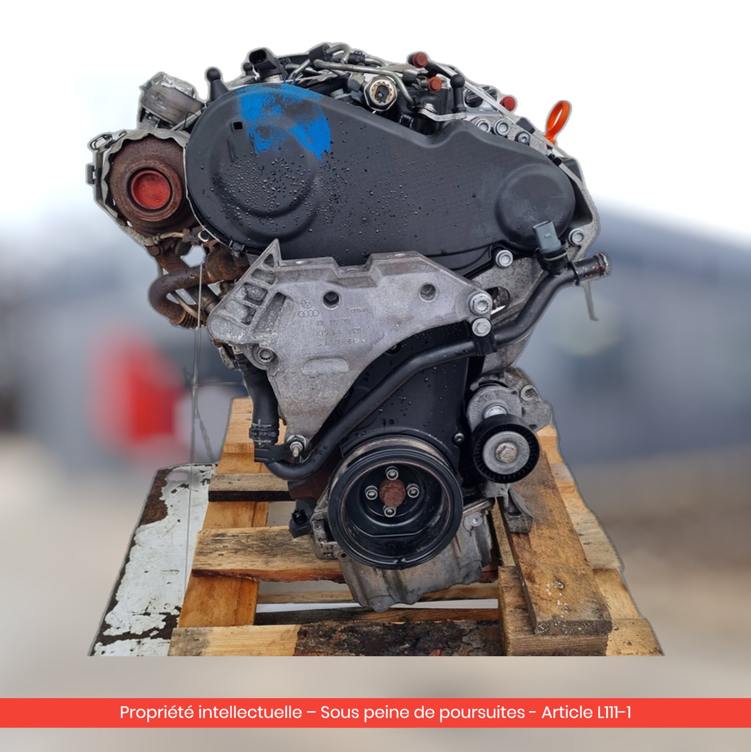 Moteur nu Volkswagen Golf VI CAY CAYN — occasion — vue 3