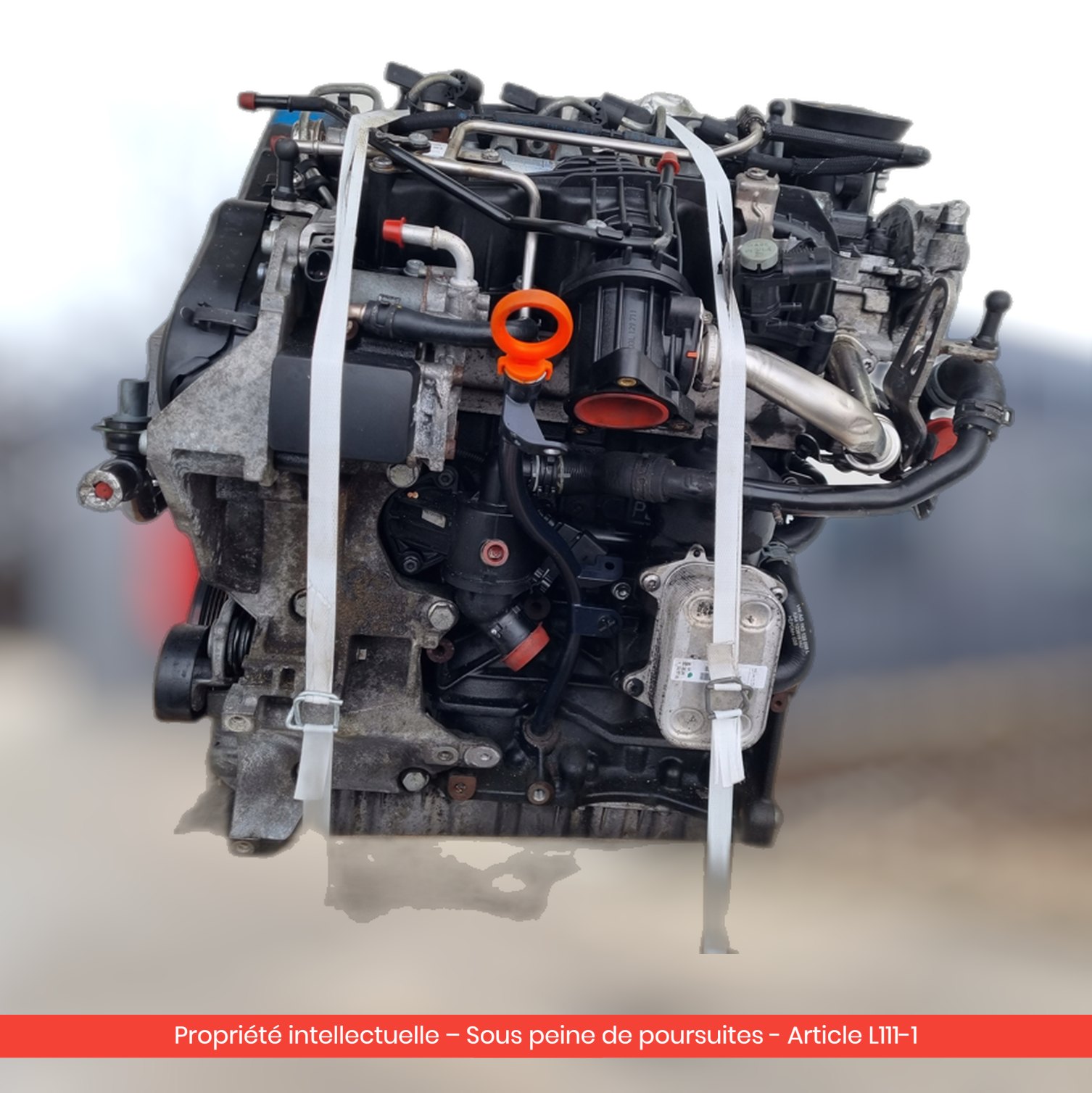 Moteur nu Volkswagen Golf VI CAY CAYN — occasion — vue 4