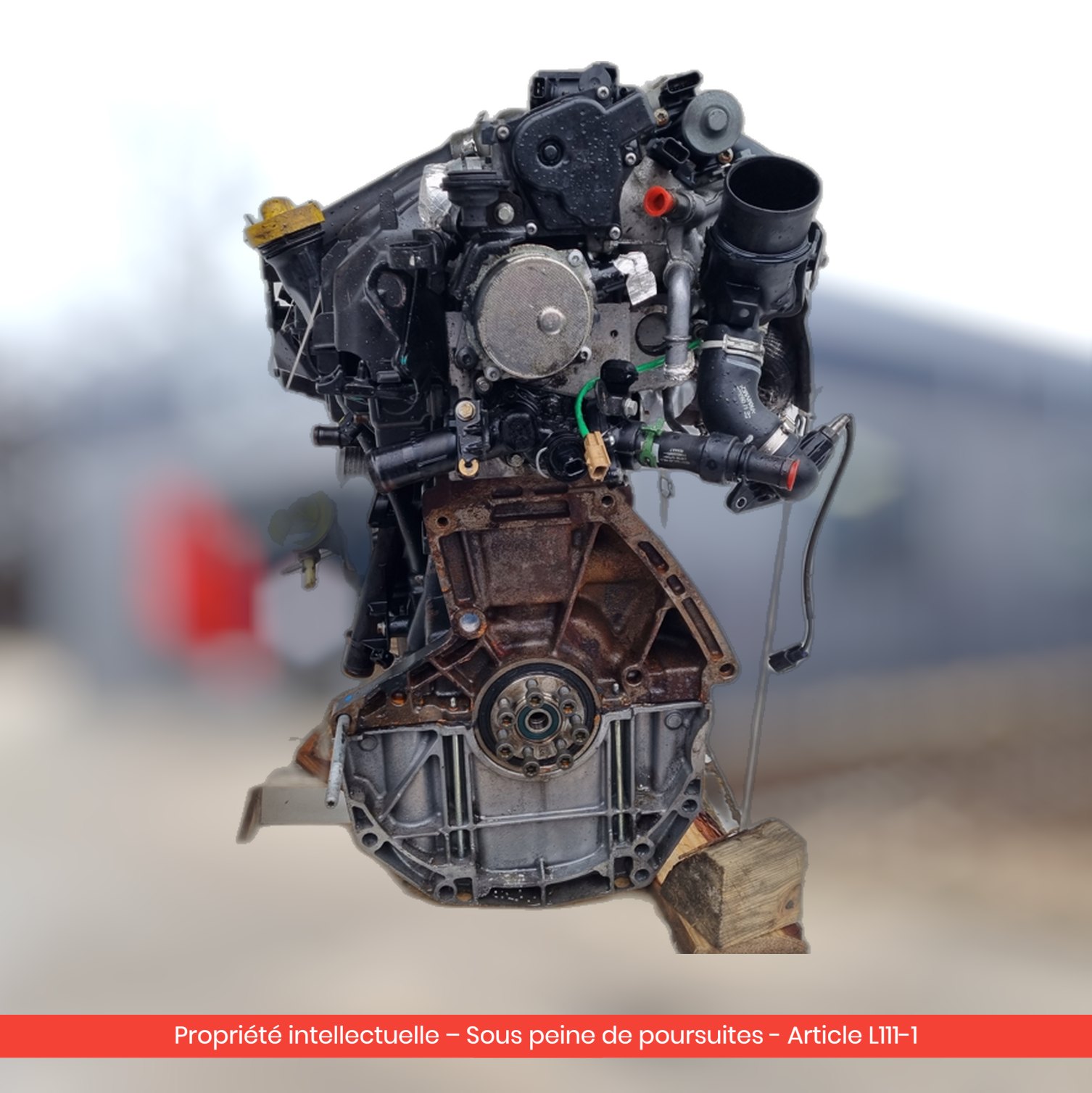Moteur Renault Fluence K9K636 K9KA636 — occasion — vue 2
