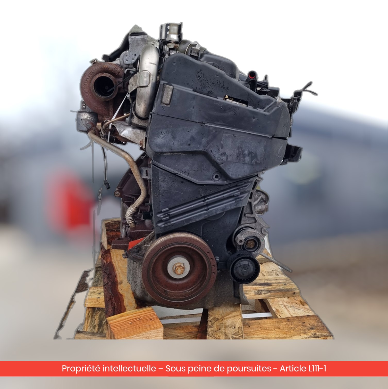 Moteur Renault Fluence K9K636 K9KA636 — occasion — vue 4