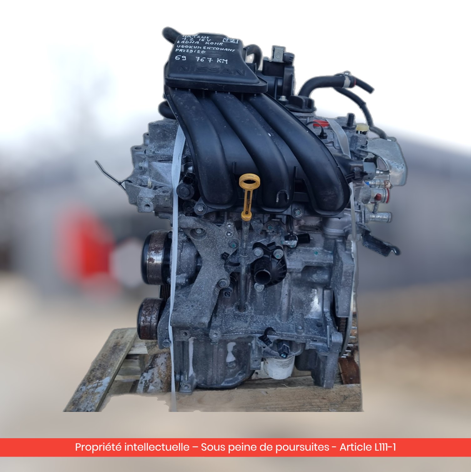 Moteur Nissan Note II HR12 HR12DE — occasion — vue 4