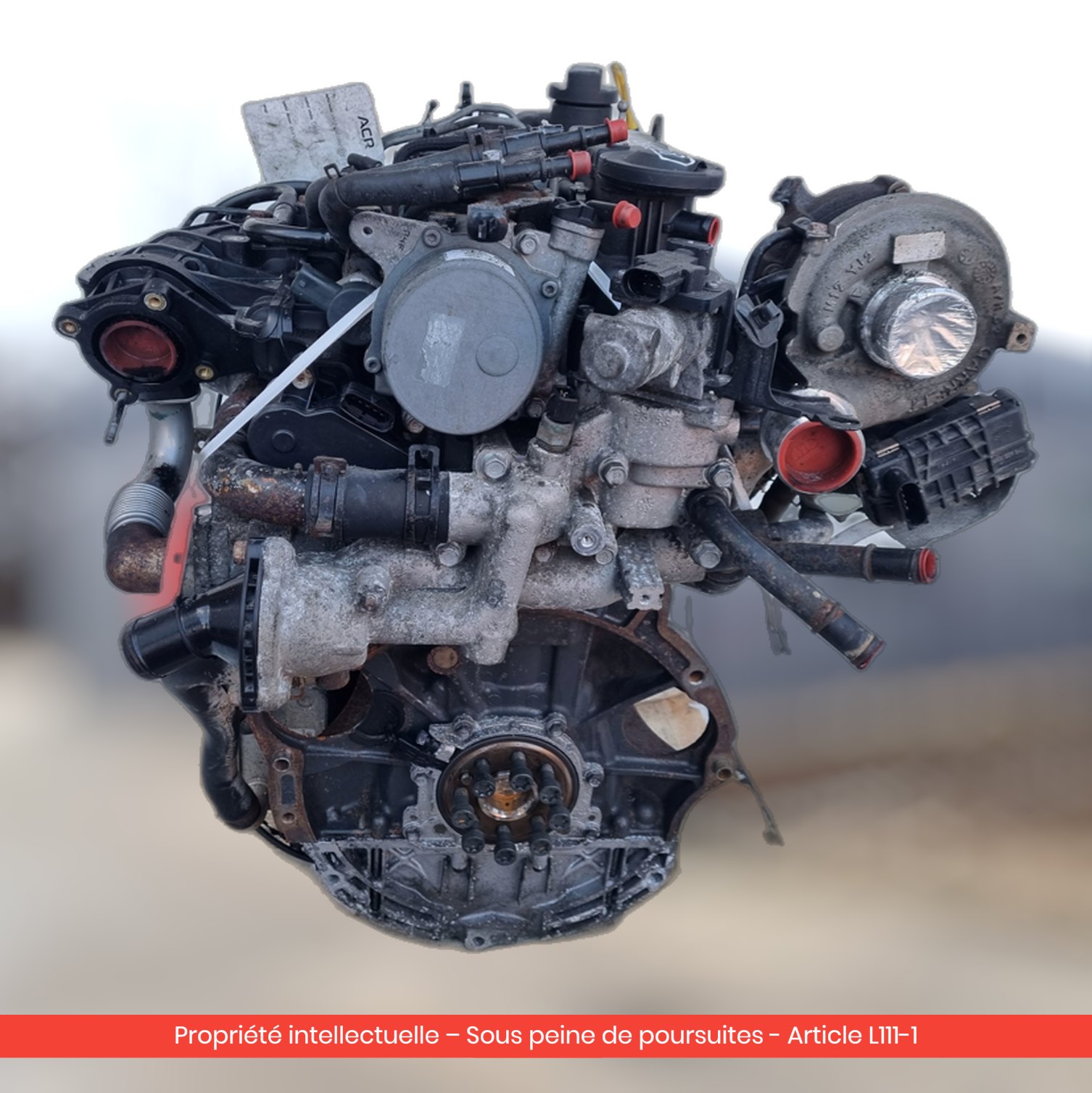 Moteur Hyundai Santa FE II D4HB — occasion — vue 1