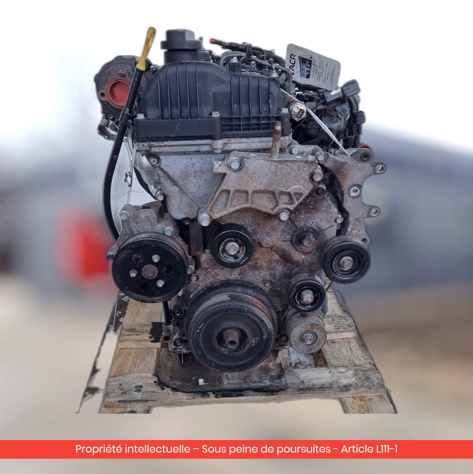 Moteur Hyundai Santa FE II D4HB — occasion — vue 2