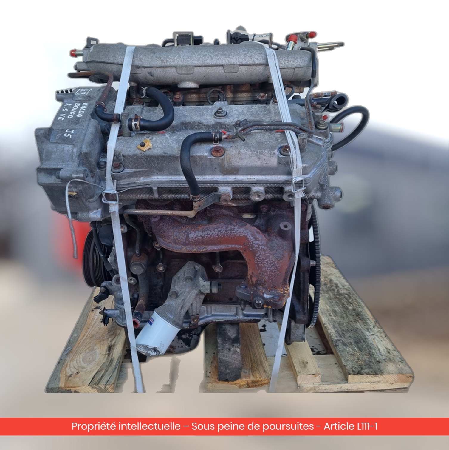 Moteur Mazda Bongo B2500 J5 J5 — occasion — vue 3