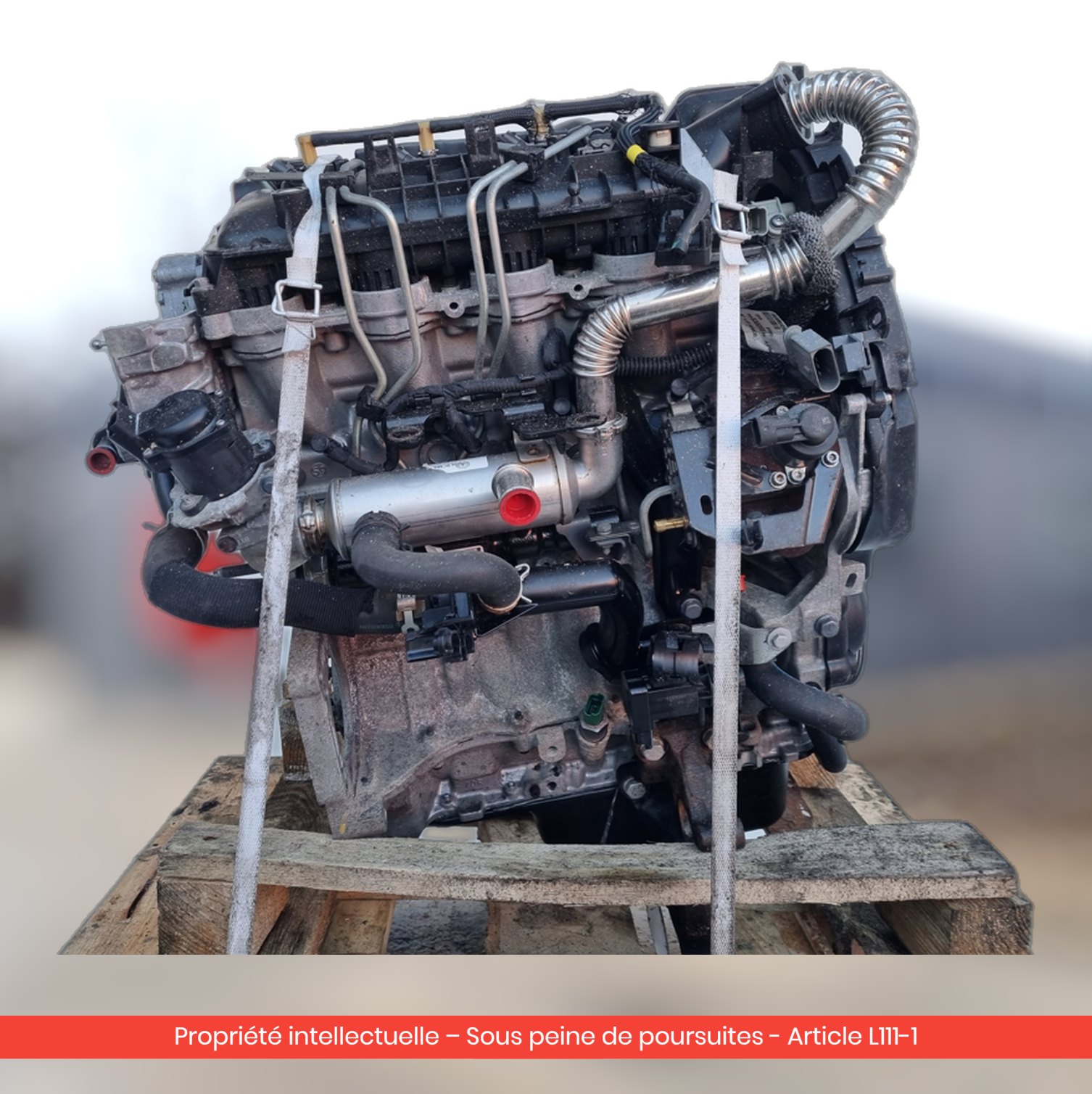 Moteur Citroën C4 9HX 9H02 — occasion — vue 2