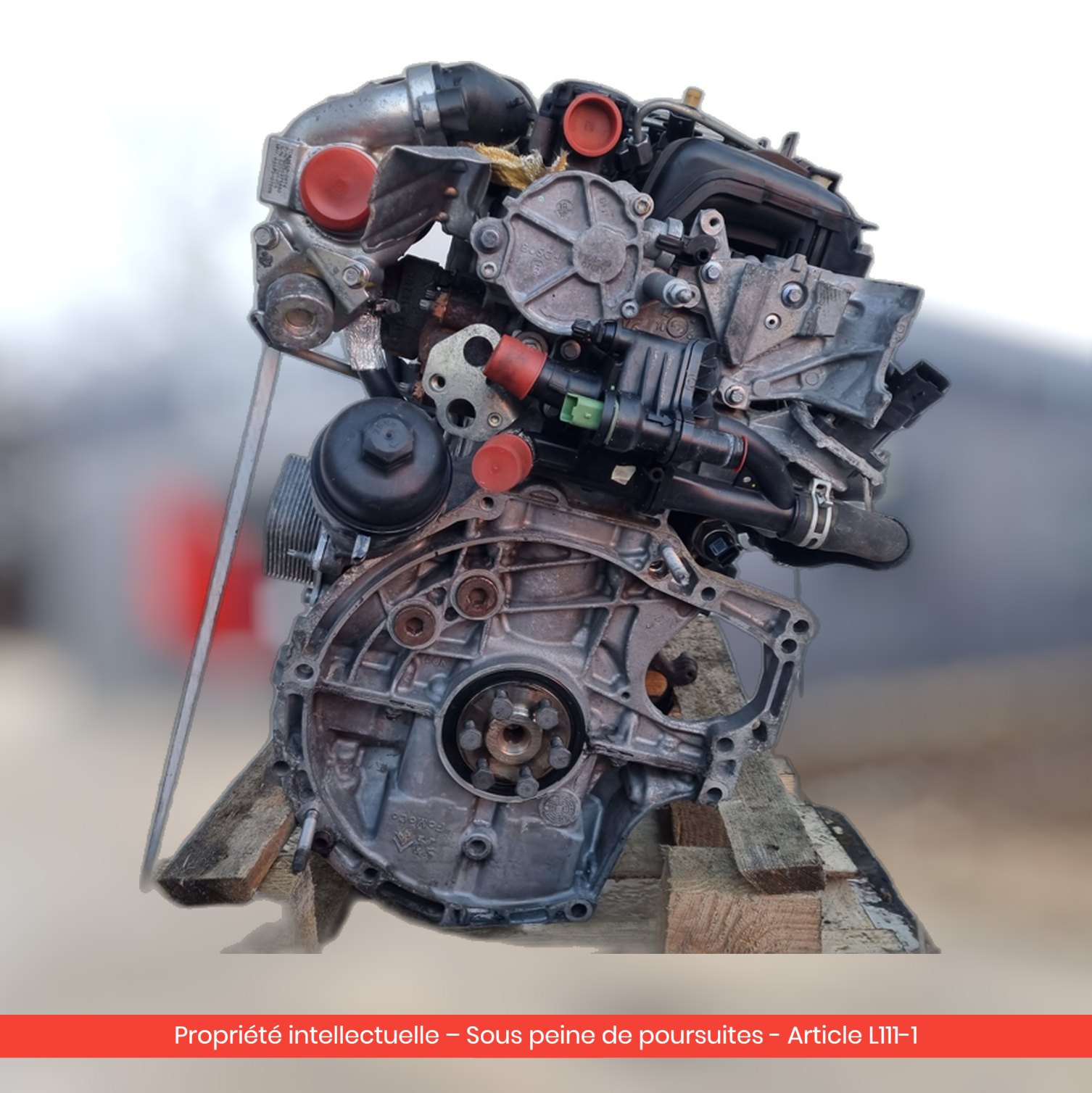 Moteur Citroën C4 9HX 9H02 — occasion — vue 3