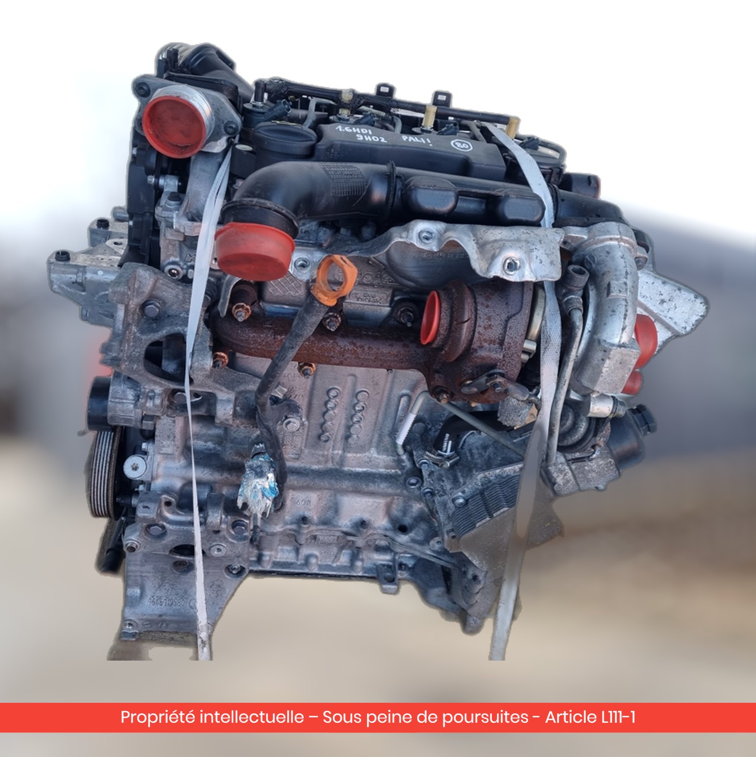 Moteur Citroën C4 9HX 9H02 — occasion — vue 4