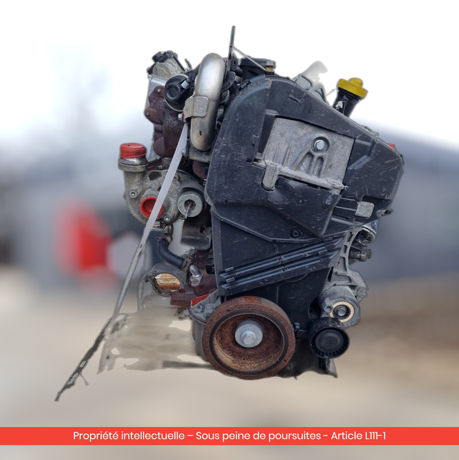 Moteur Renault Clio III K9K770 — occasion — vue 3