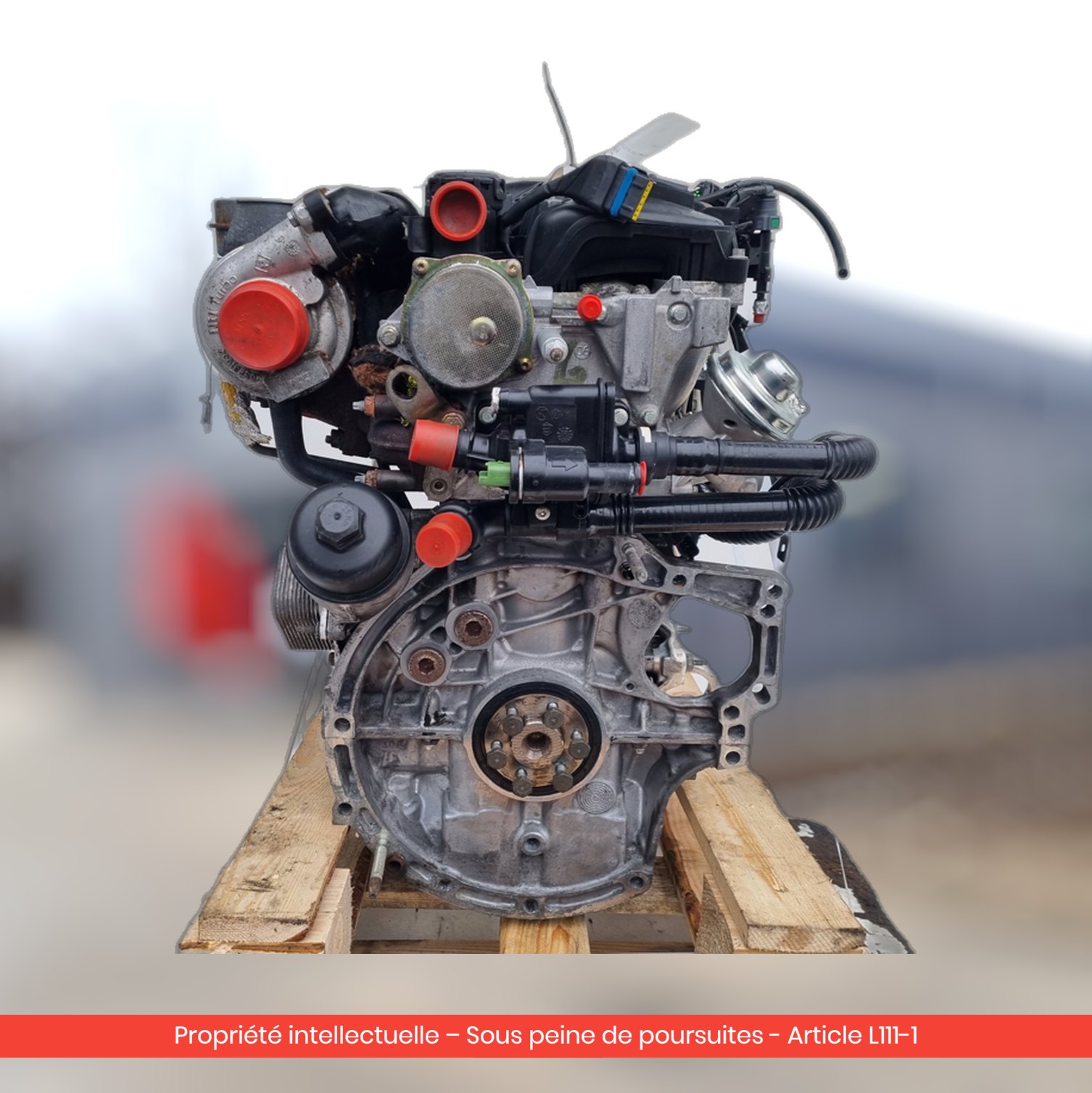 Moteur Citroën C3 8HY — occasion — vue 1
