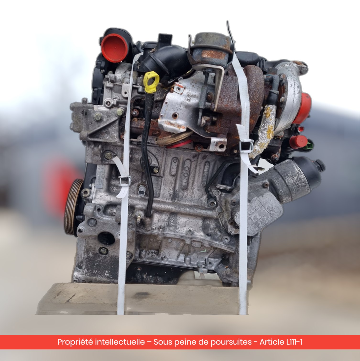 Moteur Citroën C3 8HY — occasion — vue 2
