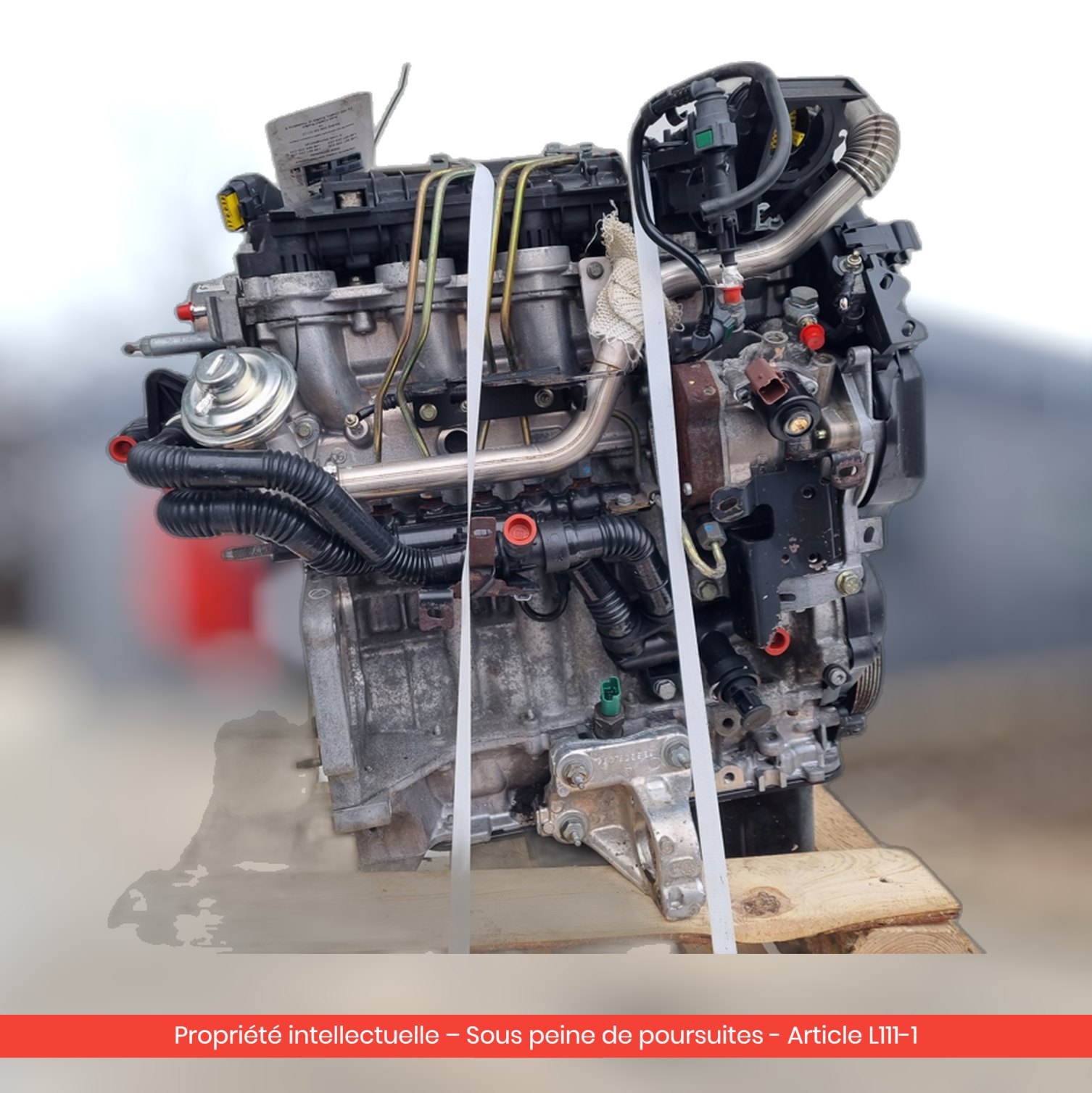 Moteur Citroën C3 8HY — occasion — vue 3