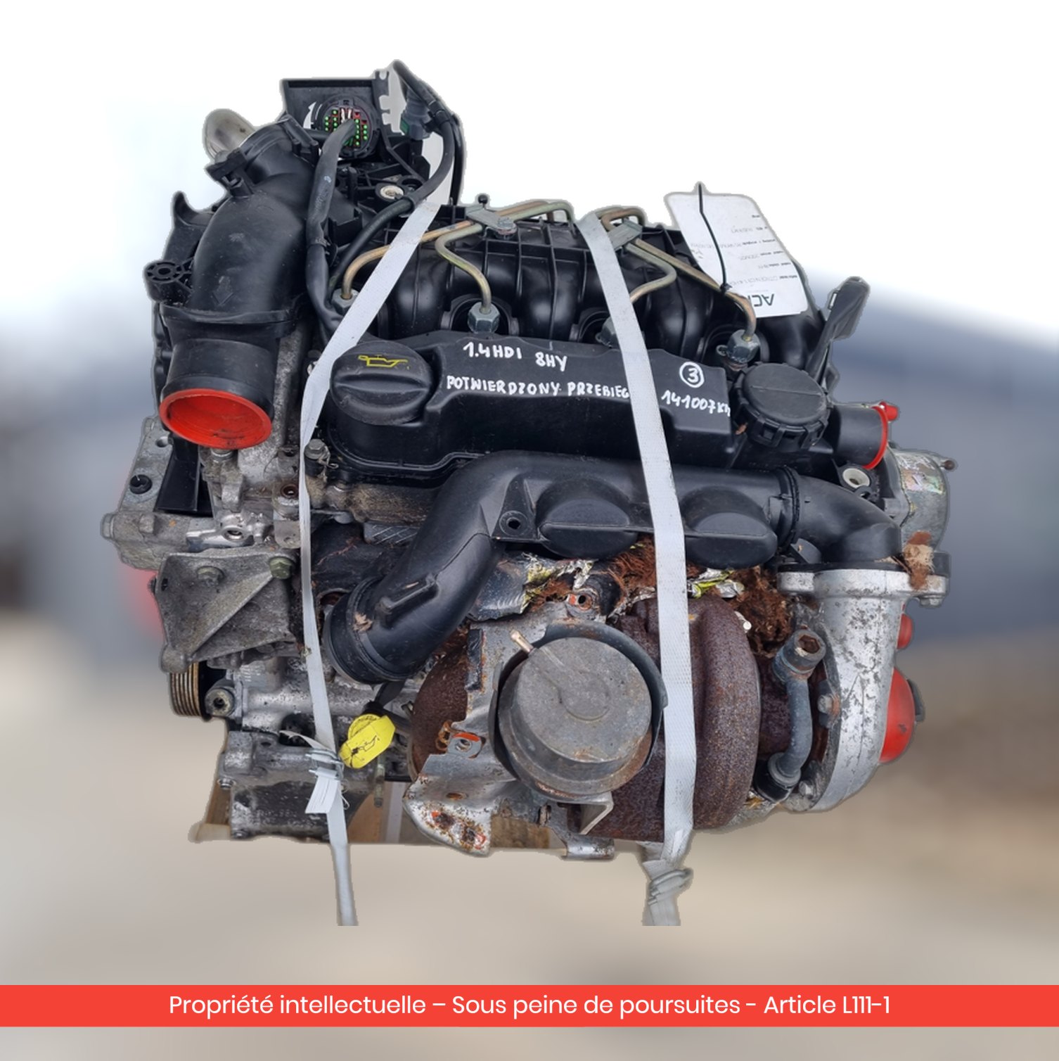 Moteur Citroën C3 8HY — occasion — vue 4