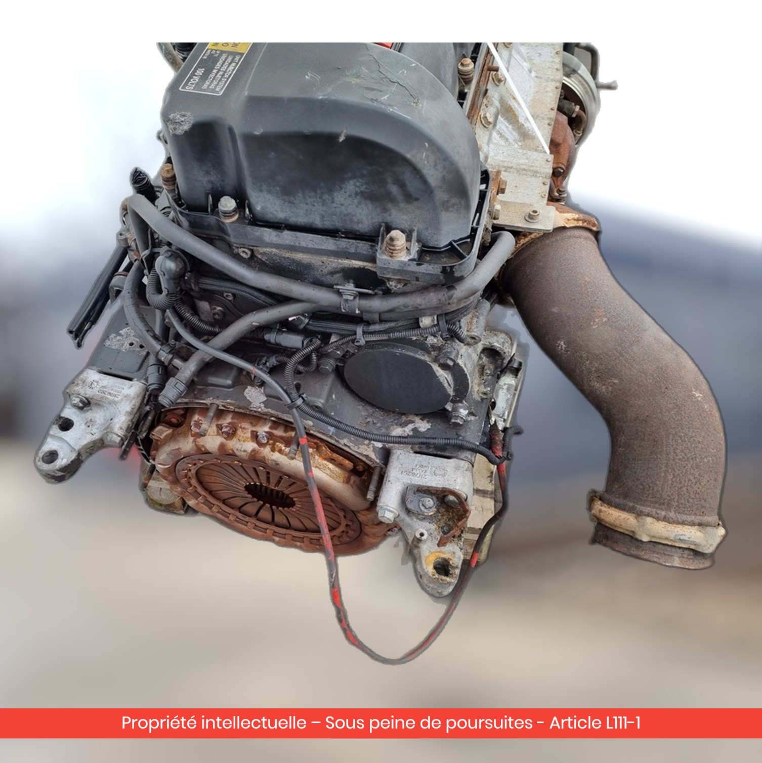 Moteur nu Renault Premium 10 84 DX — occasion — vue 3