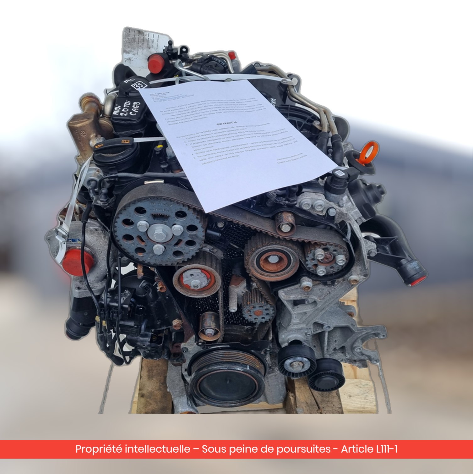 Moteur Audi A5 8T CAG CAGB — occasion — vue 2