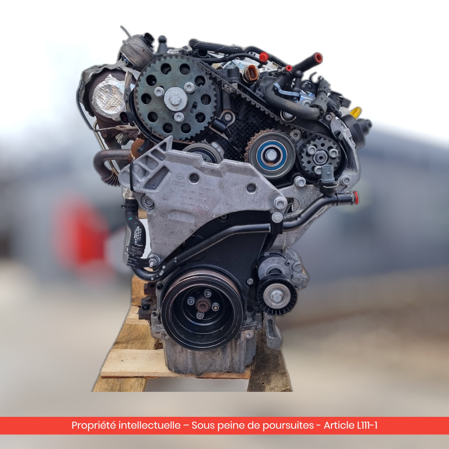 Moteur Volkswagen Tiguan CFG CFGC — occasion — vue 1
