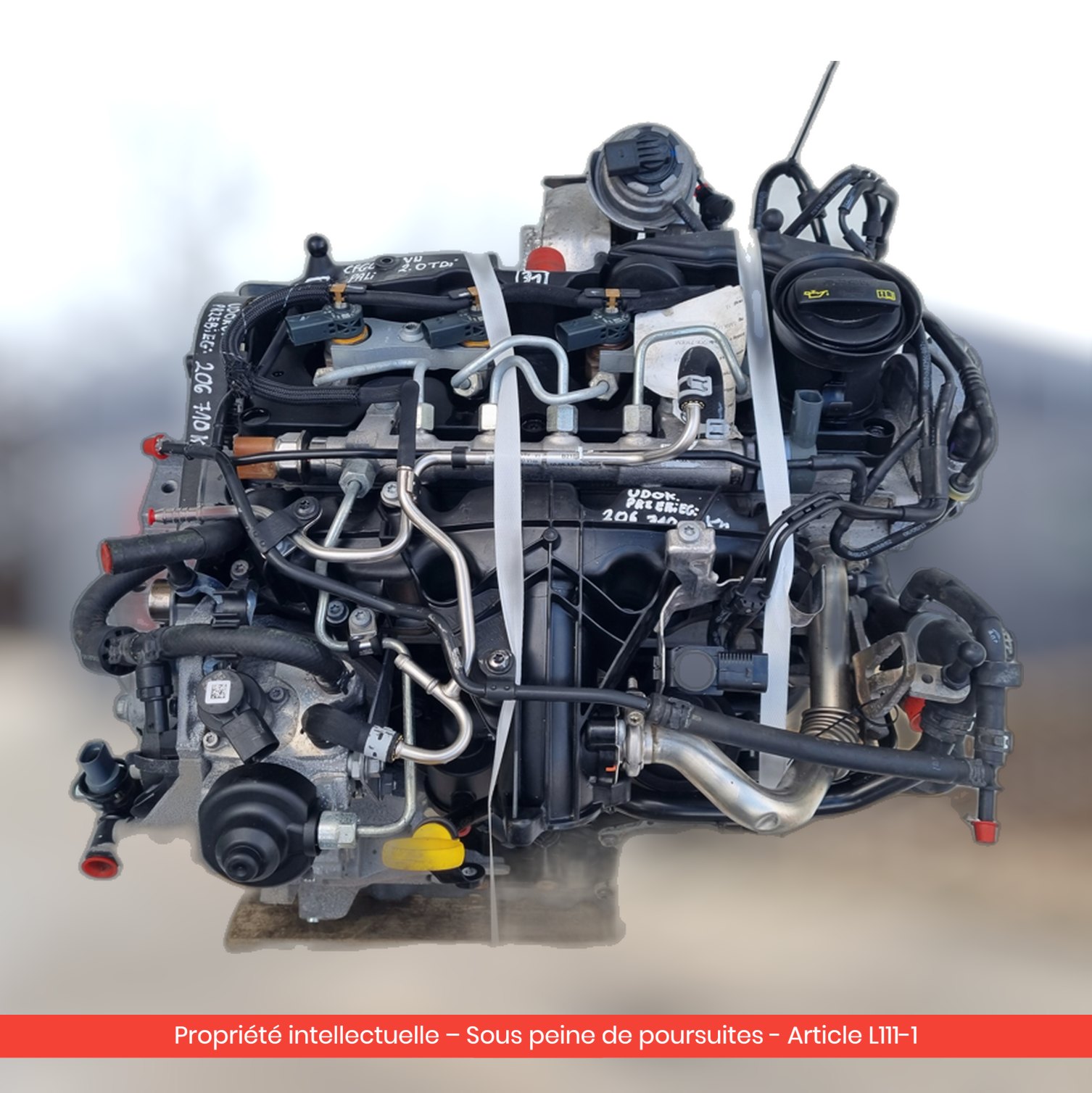 Moteur Volkswagen Tiguan CFG CFGC — occasion — vue 3
