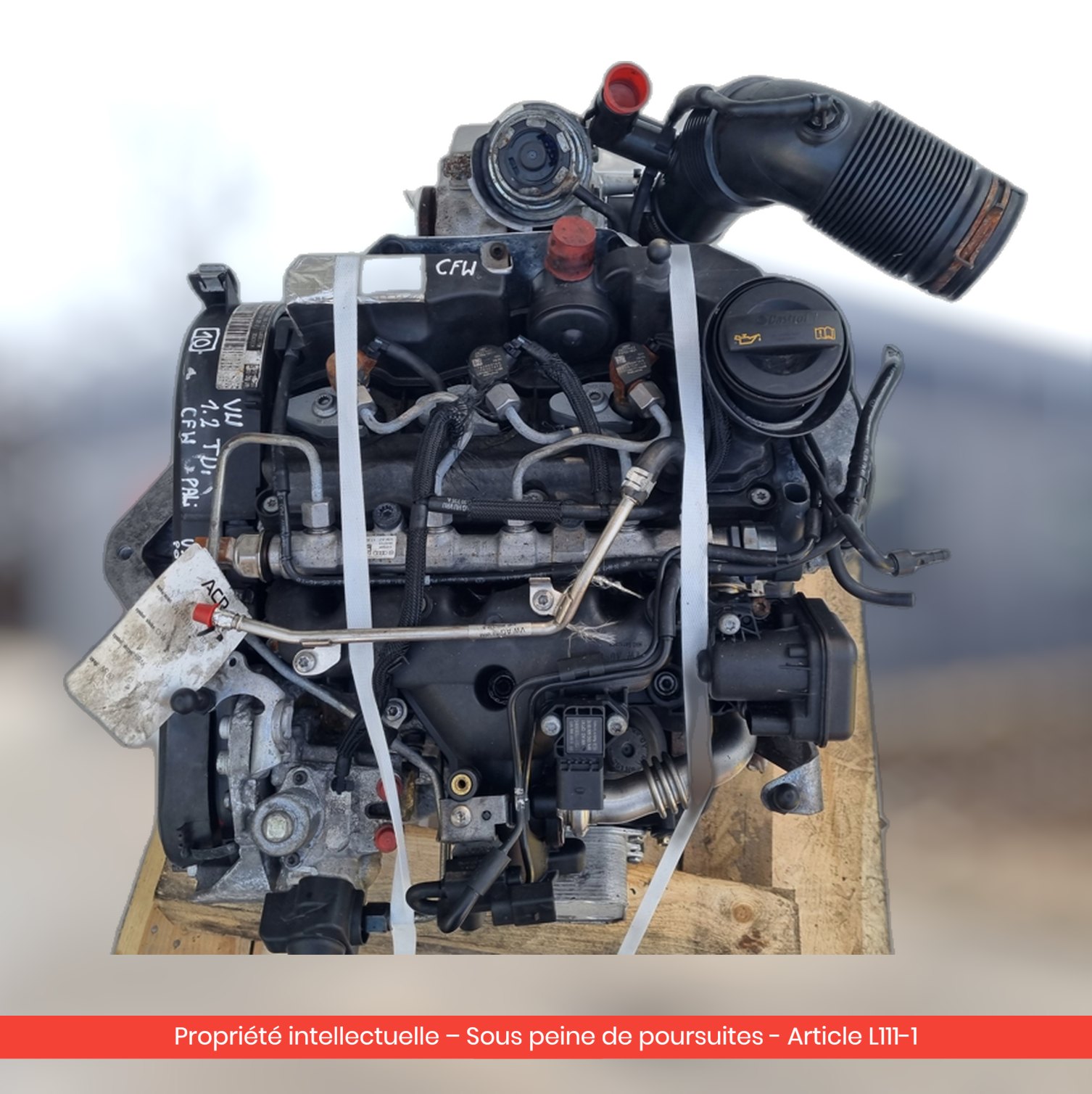Moteur Volkswagen Polo V CFW CFWA — occasion — vue 2