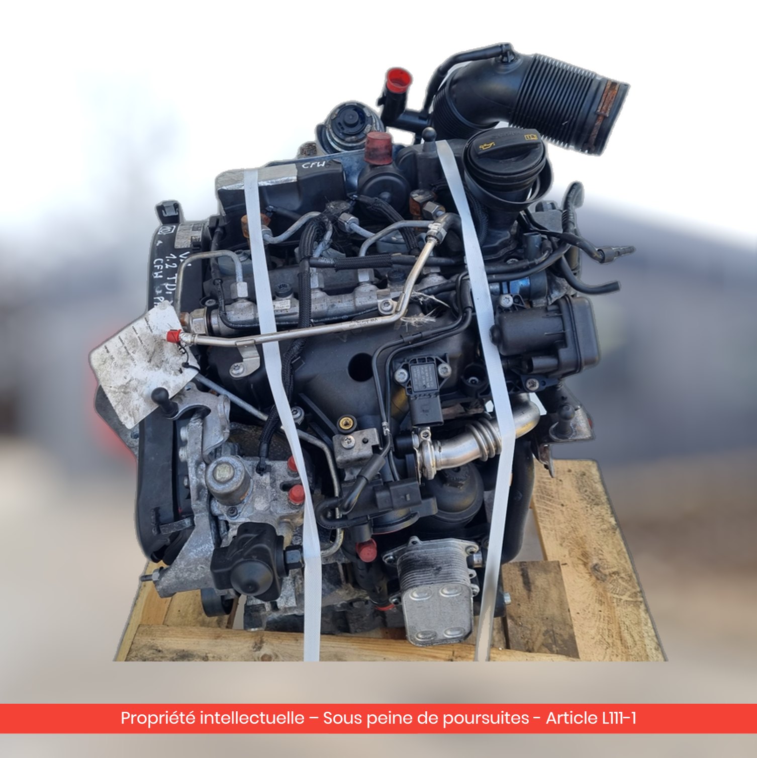 Moteur Volkswagen Polo V CFW CFWA — occasion — vue 3