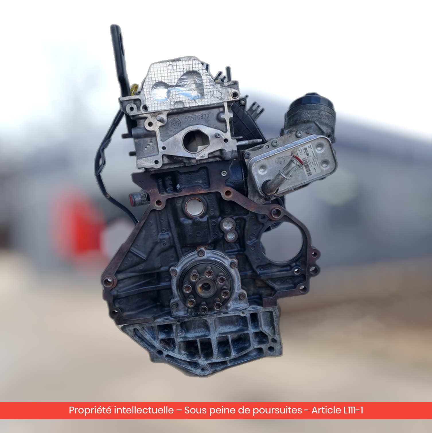 Moteur nu Opel Astra IV J A17DTE — occasion — vue 2