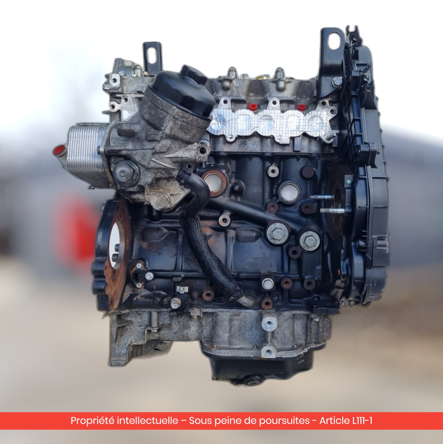 Moteur nu Opel Astra IV J A17DTE — occasion — vue 3