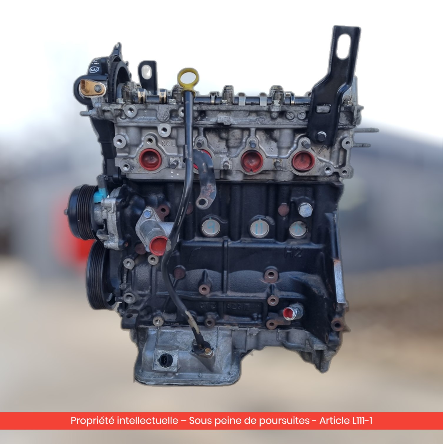 Moteur nu Opel Astra IV J A17DTE — occasion — vue 4
