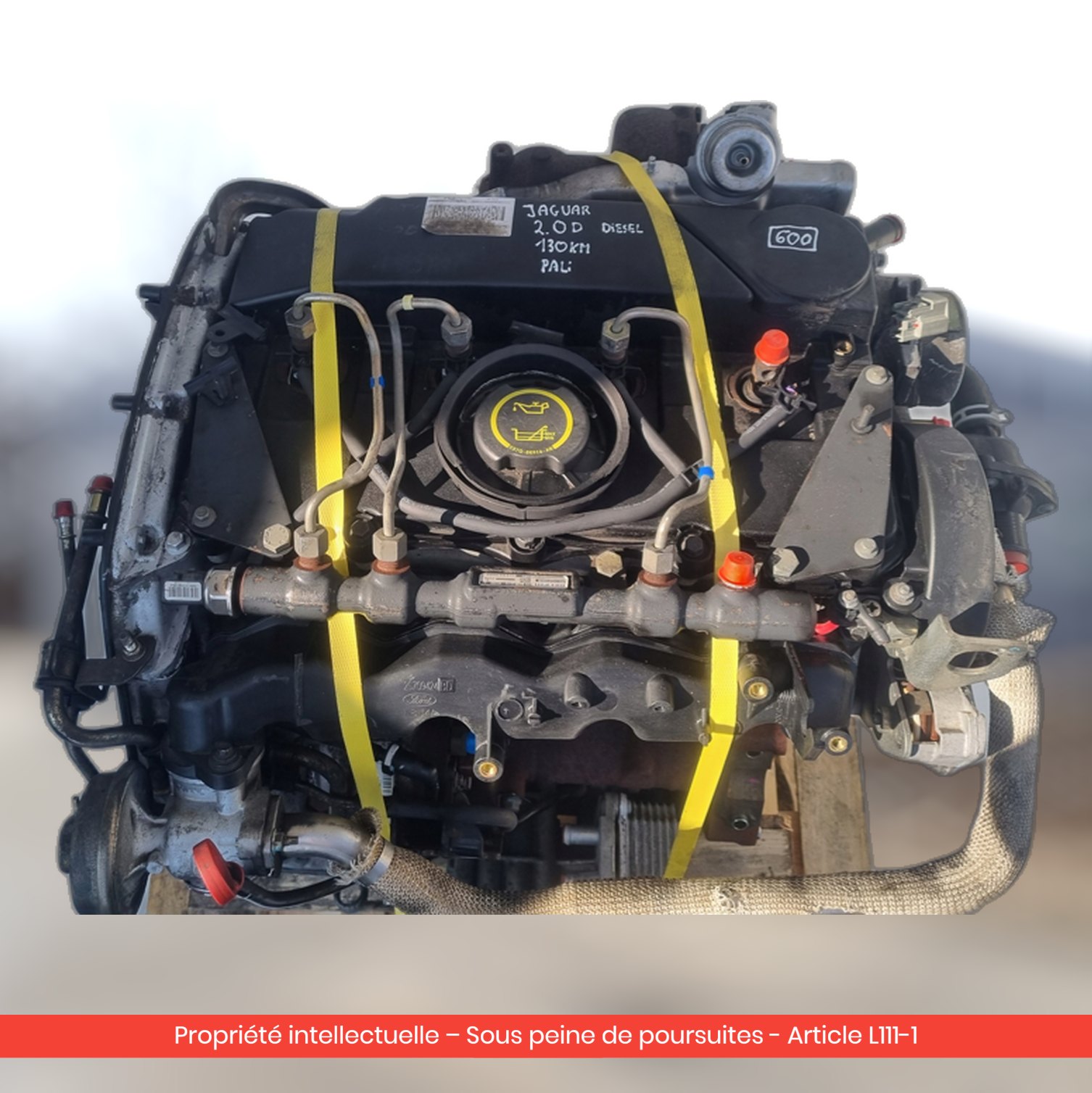 Moteur Jaguar X-type FMBA — occasion — vue 2