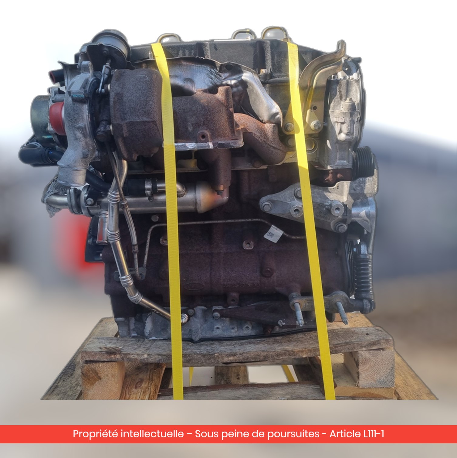 Moteur Jaguar X-type FMBA — occasion — vue 4
