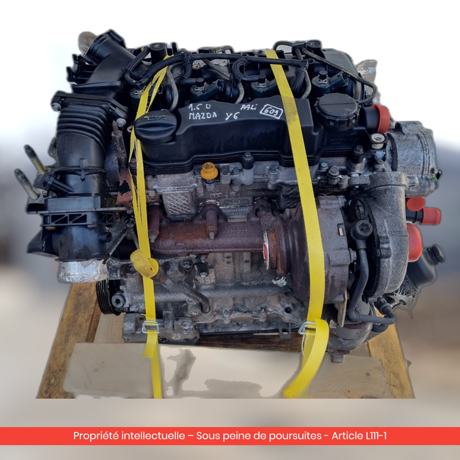 Moteur Mazda 3 BK Y6 Y642 — occasion — vue 4