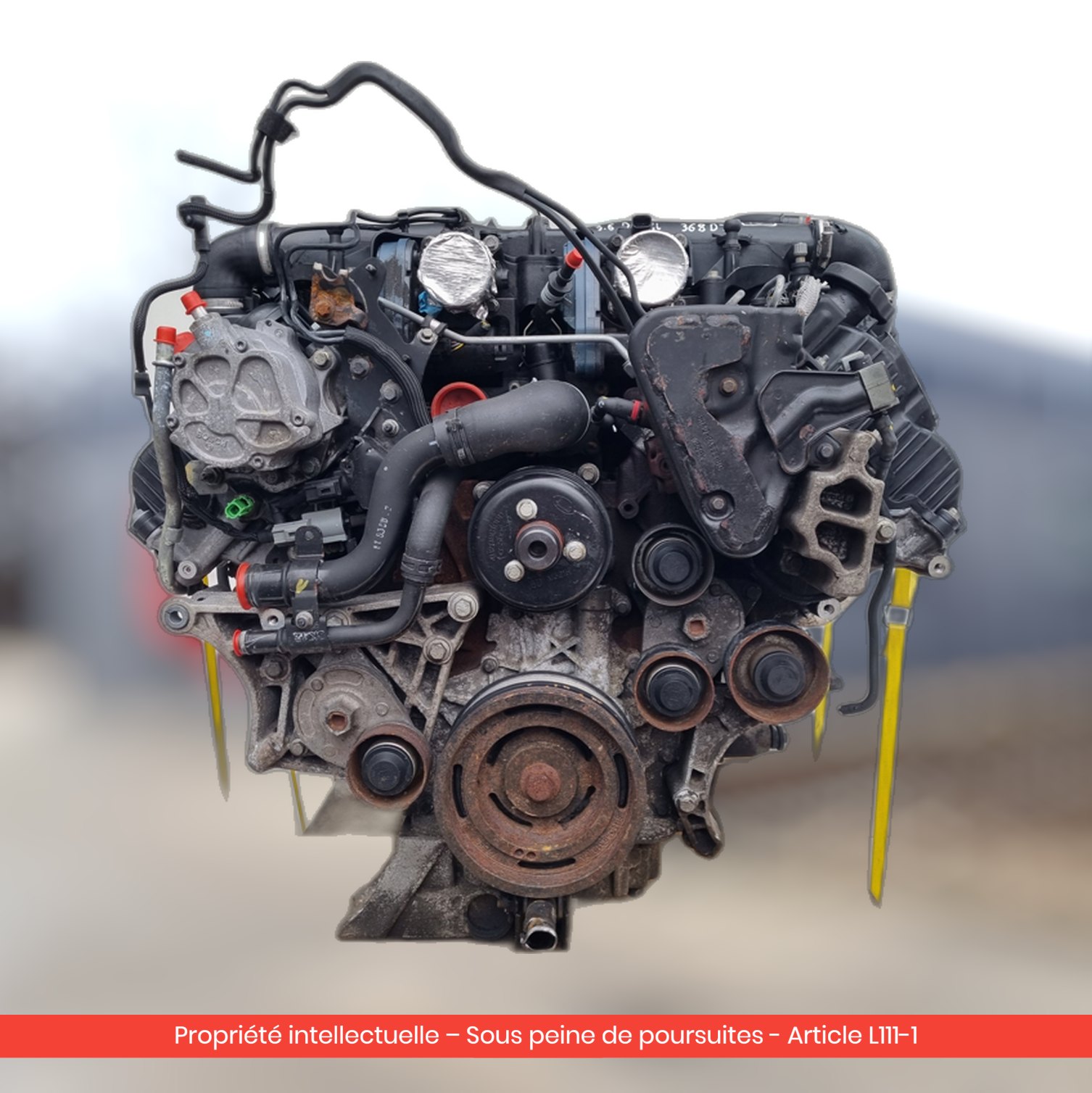 Moteur nu Land Rover / Rover Range / Rover Vogue III L322 368DT — occasion — vue 1