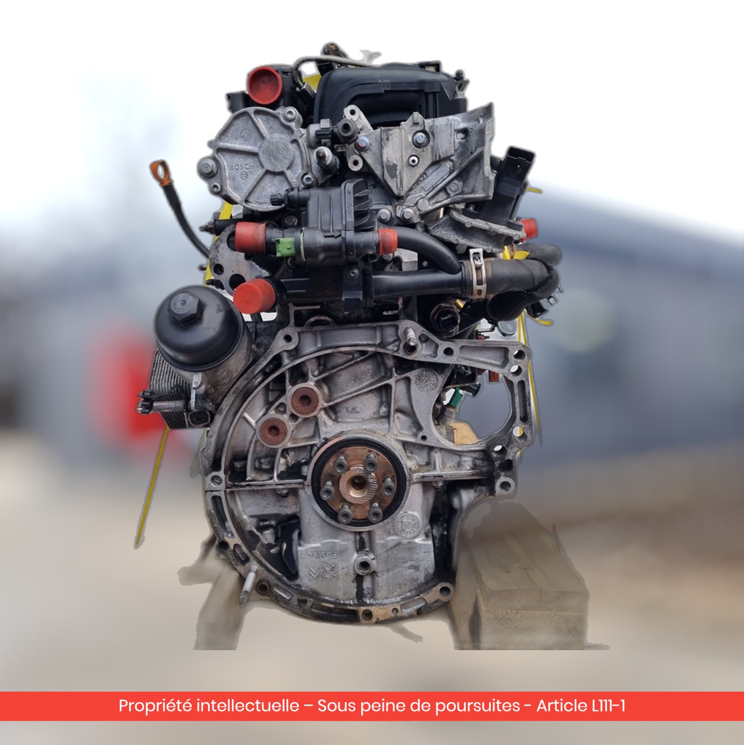 Moteur Citroën Berlingo II 9HZ 9H01 — occasion — vue 4