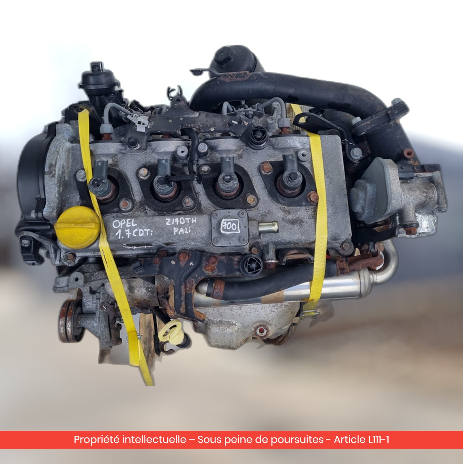 Moteur Opel Astra III H Z17DTH — occasion — vue 4