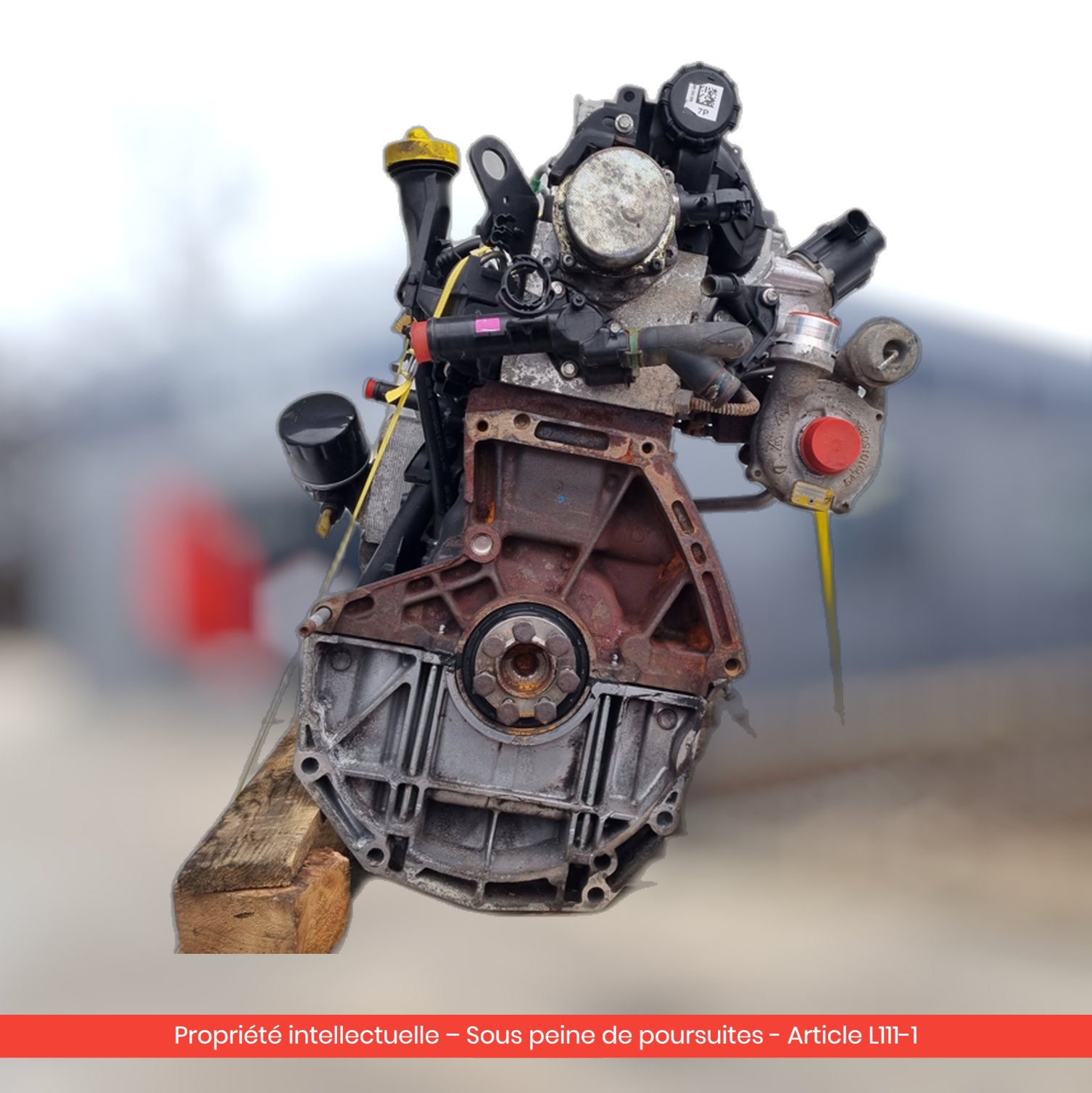 Moteur Renault Clio III K9K766 K9KT766 — occasion — vue 1