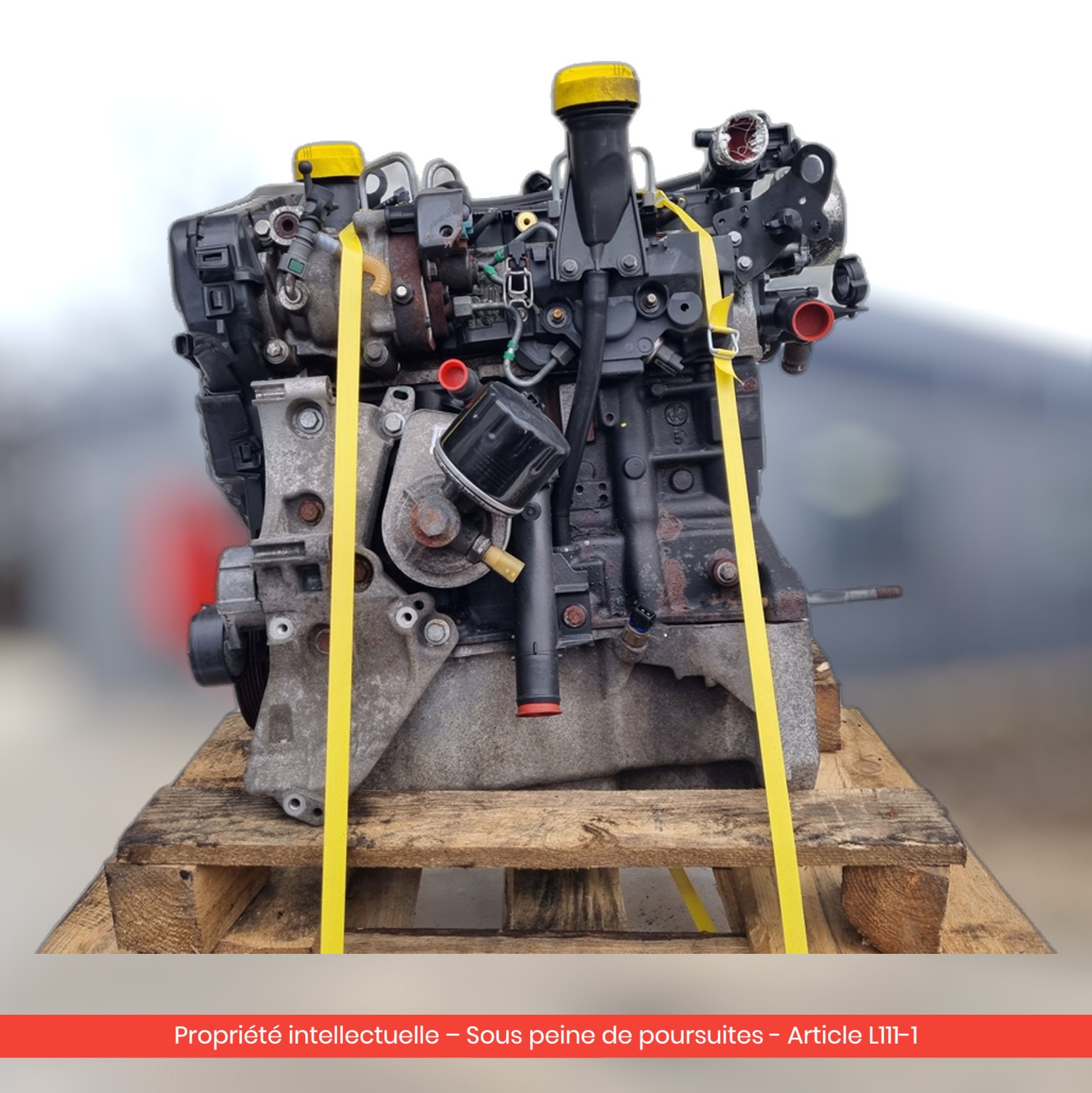 Moteur Renault Clio III K9K766 K9KT766 — occasion — vue 2