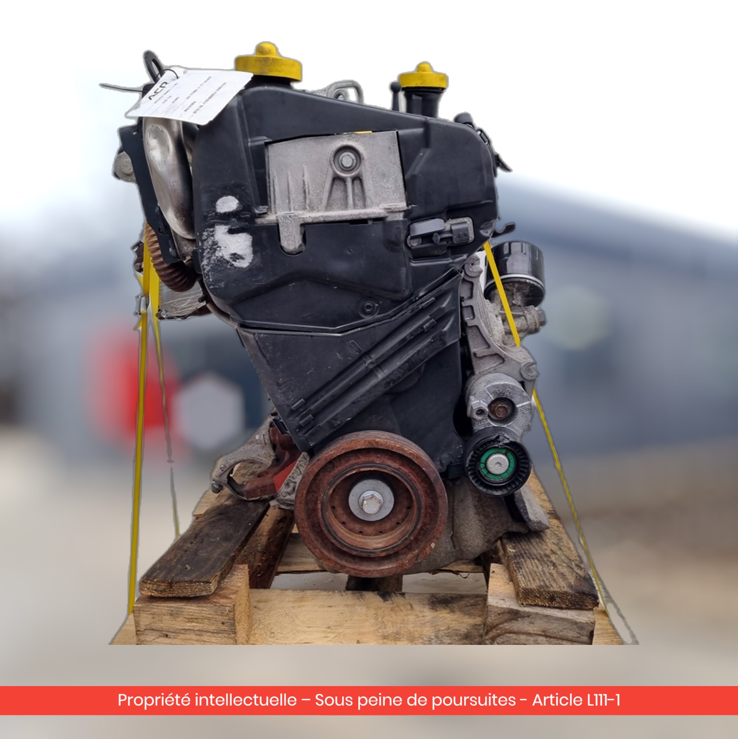 Moteur Renault Clio III K9K766 K9KT766 — occasion — vue 4