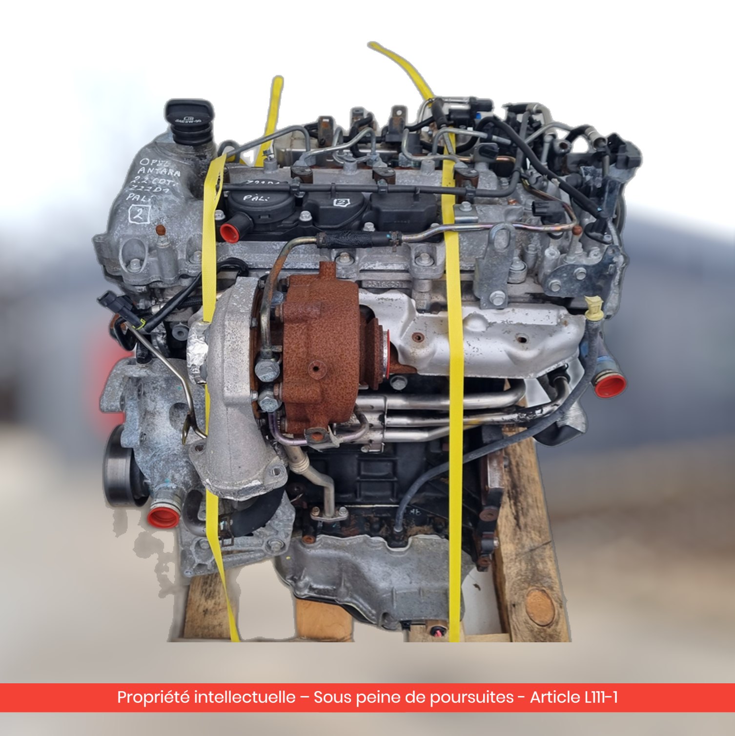 Moteur nu Chevrolet Captiva Z22D1 A20DMH — occasion — vue 4