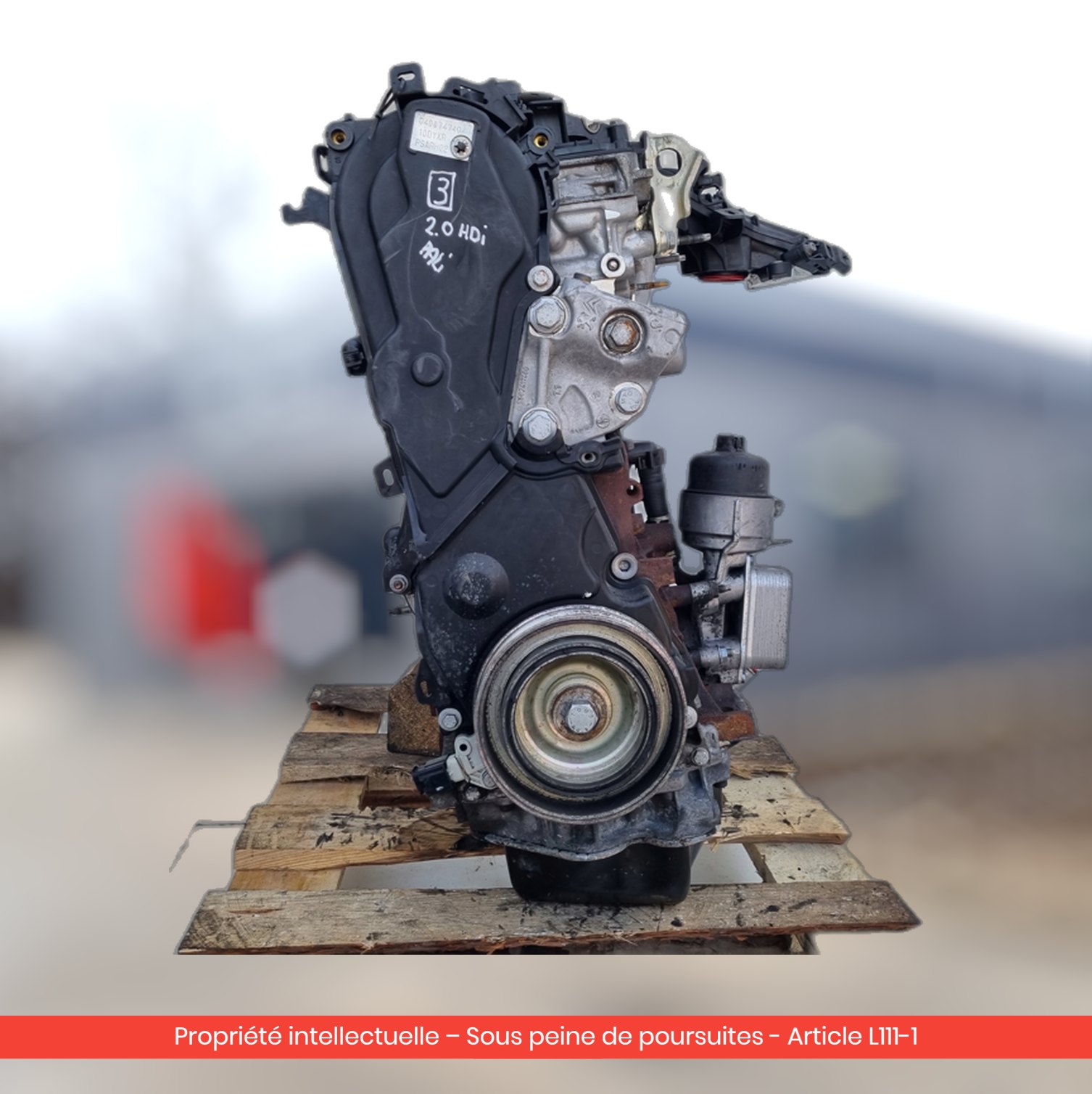 Moteur Citroën DS4 RHH RH02 — occasion — vue 2