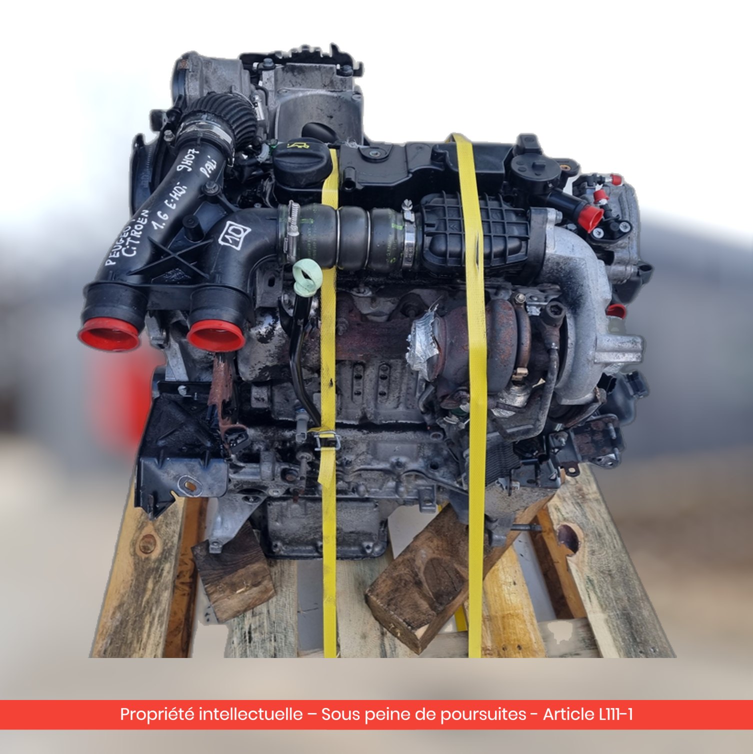 Moteur Citroën Jumpy II 9H07 9HM — occasion — vue 4