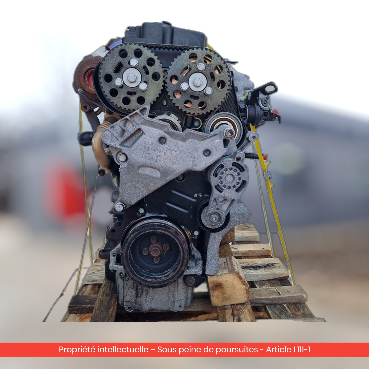 Moteur Volkswagen Golf V BMN — occasion — vue 2