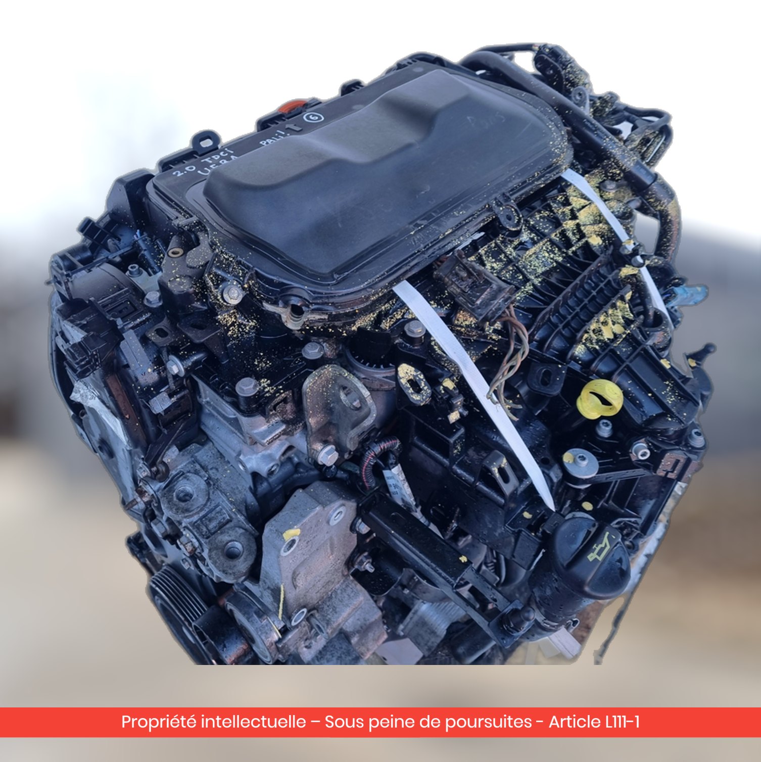 Moteur nu Ford Mondeo IV MK4 UFBA — occasion — vue 2