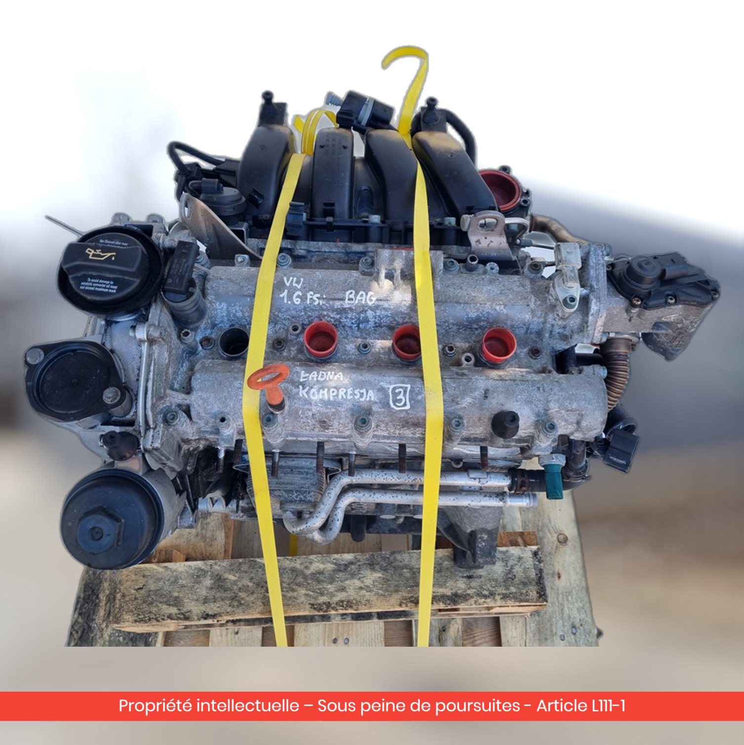 Moteur Audi A3 II 8P BAG — occasion — vue 1