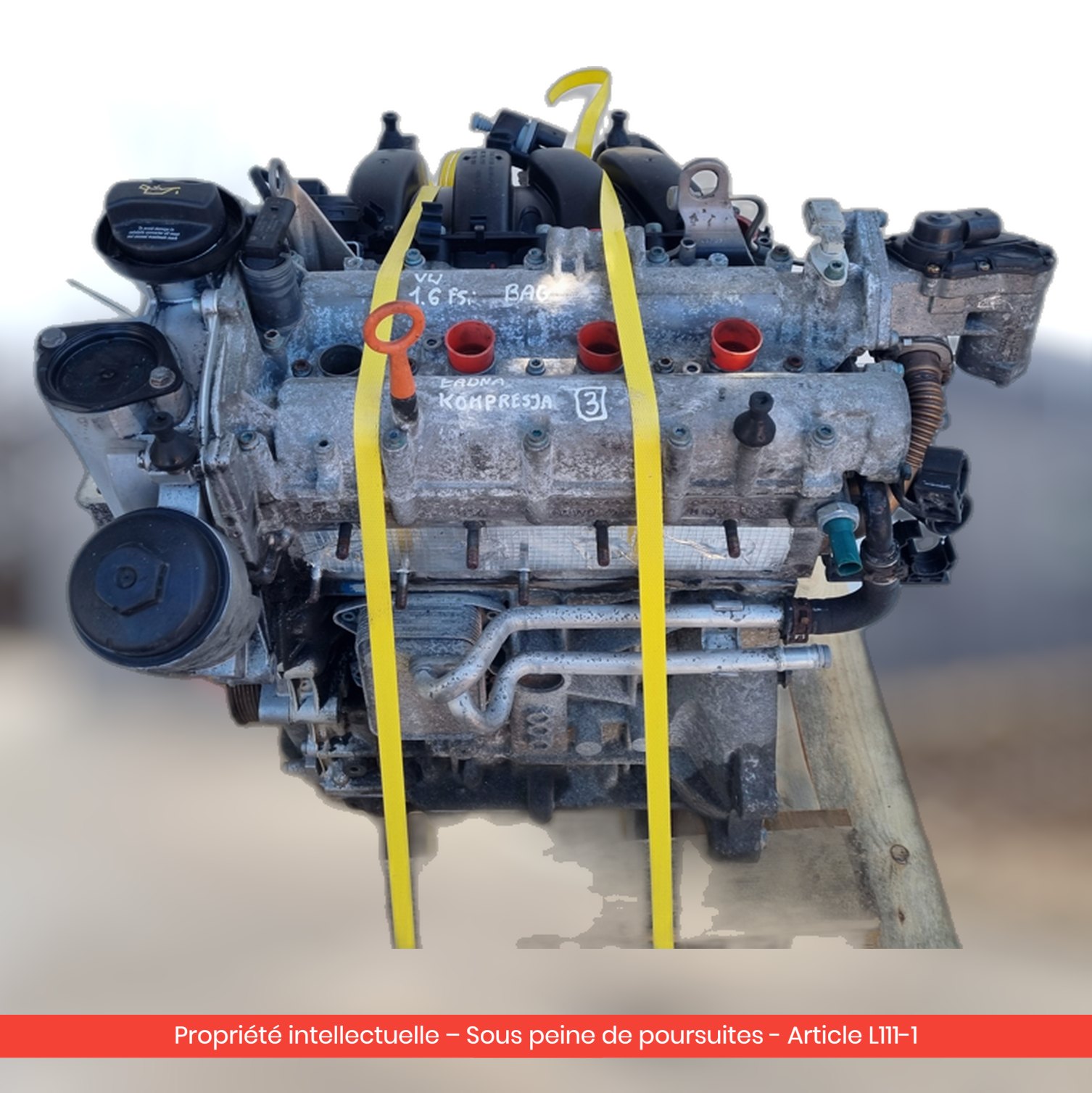 Moteur Audi A3 II 8P BAG — occasion — vue 3