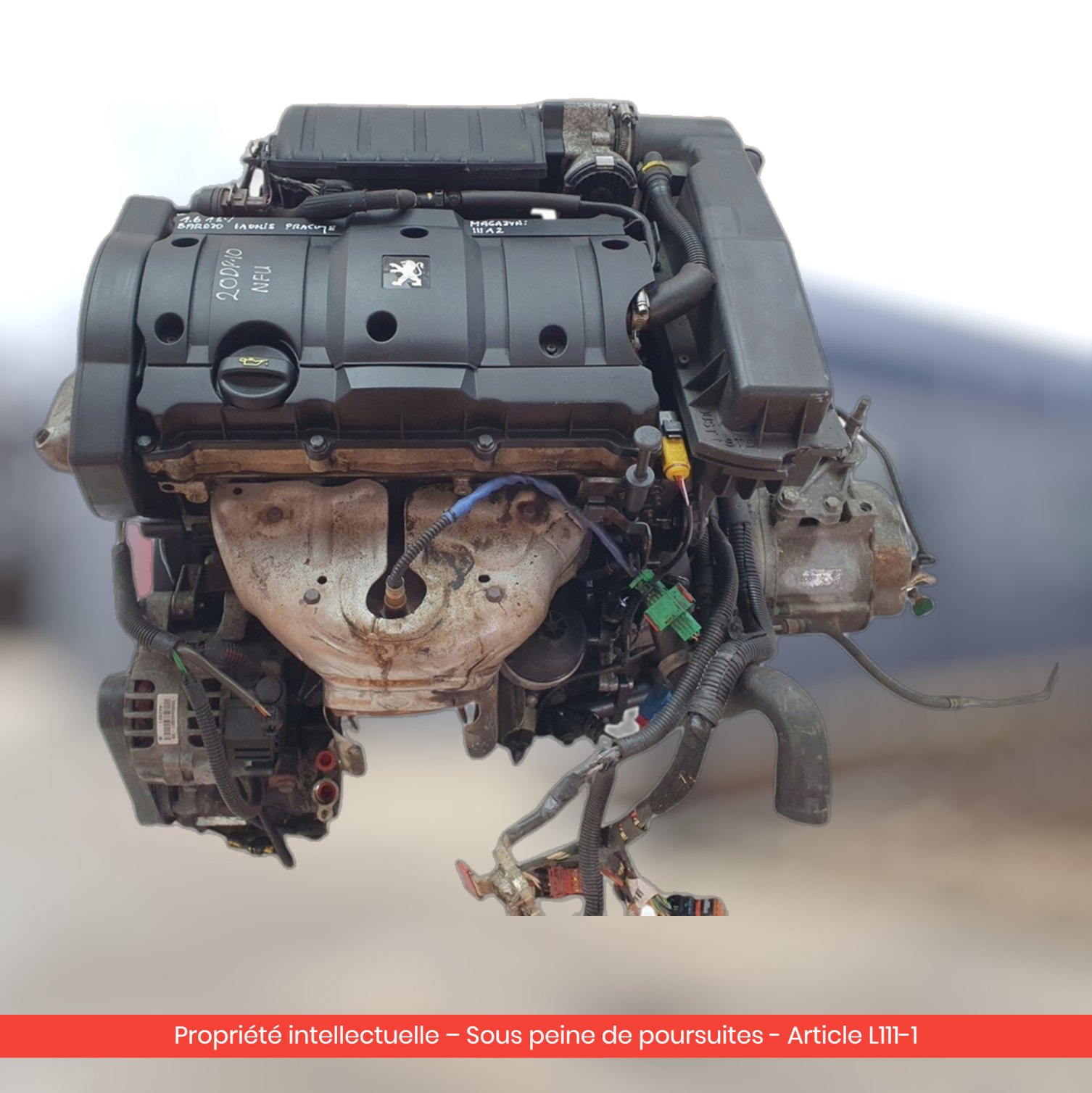 Moteur Peugeot 1007 206 207 307 308 / Peugeot Partner NFU — occasion — vue 4