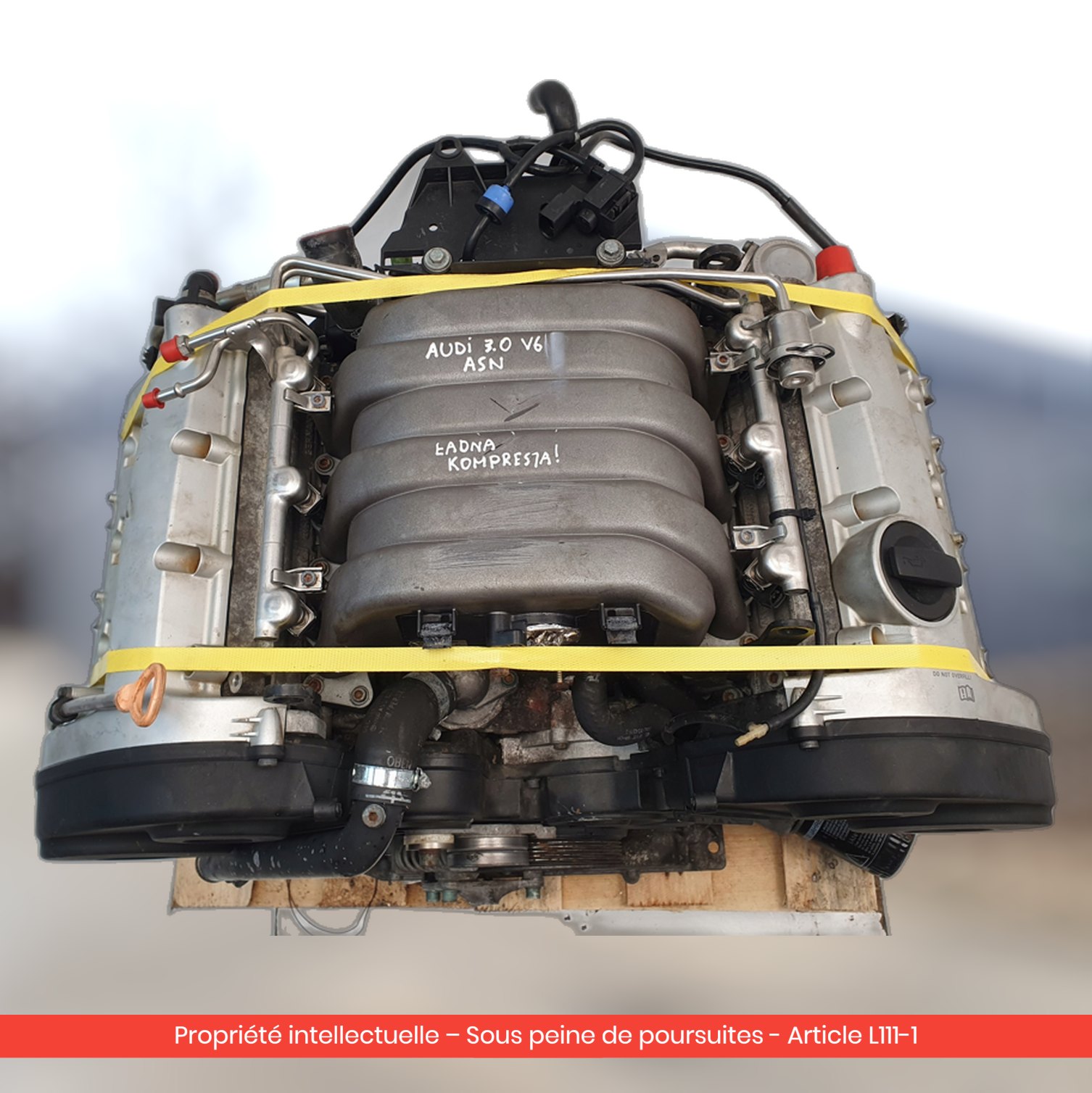 Moteur Audi A4 B6 / Audi A6 C5 / Audi A8 D3 V6 ASN — occasion — vue 1