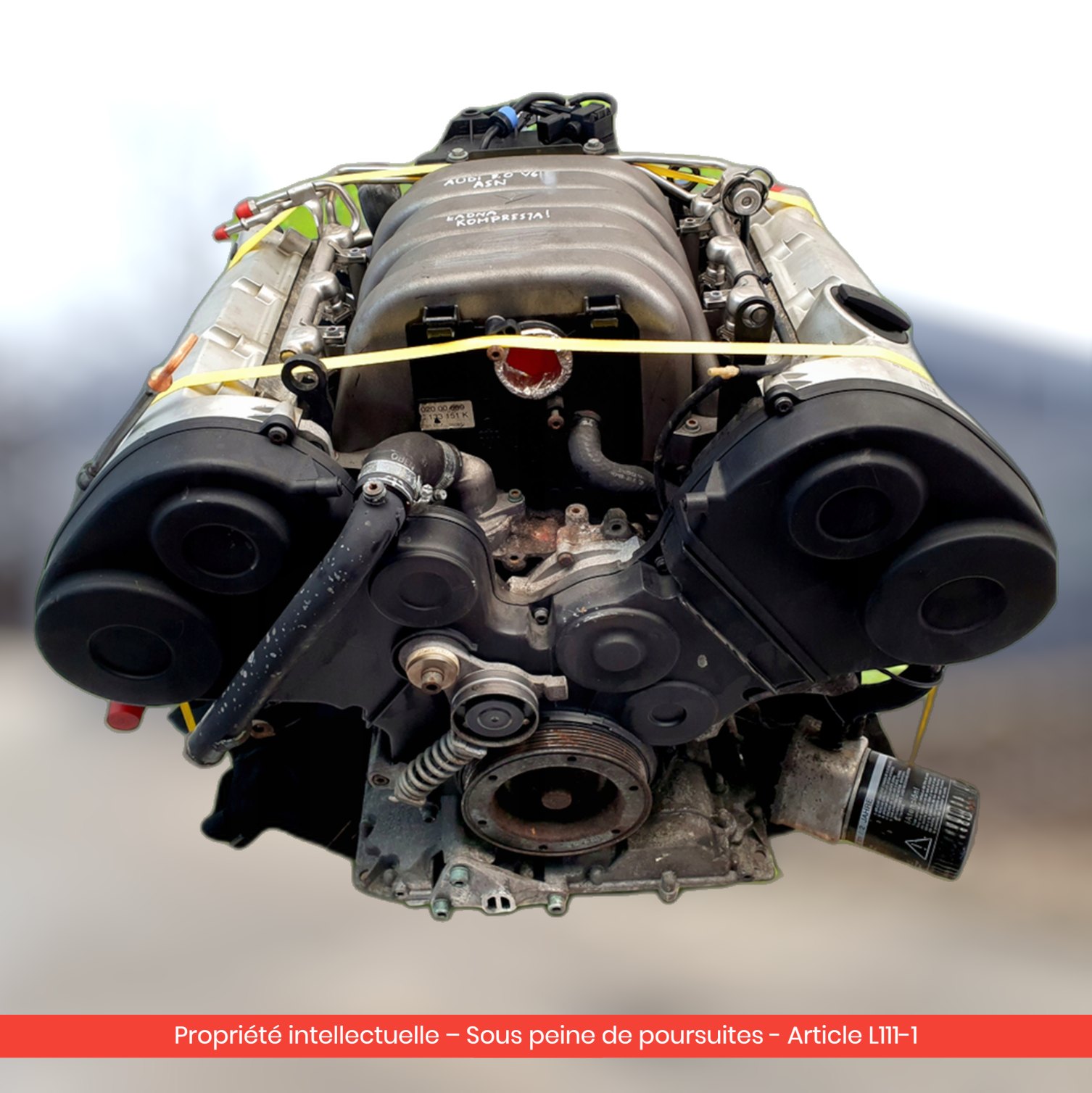Moteur Audi A4 B6 / Audi A6 C5 / Audi A8 D3 V6 ASN — occasion — vue 4