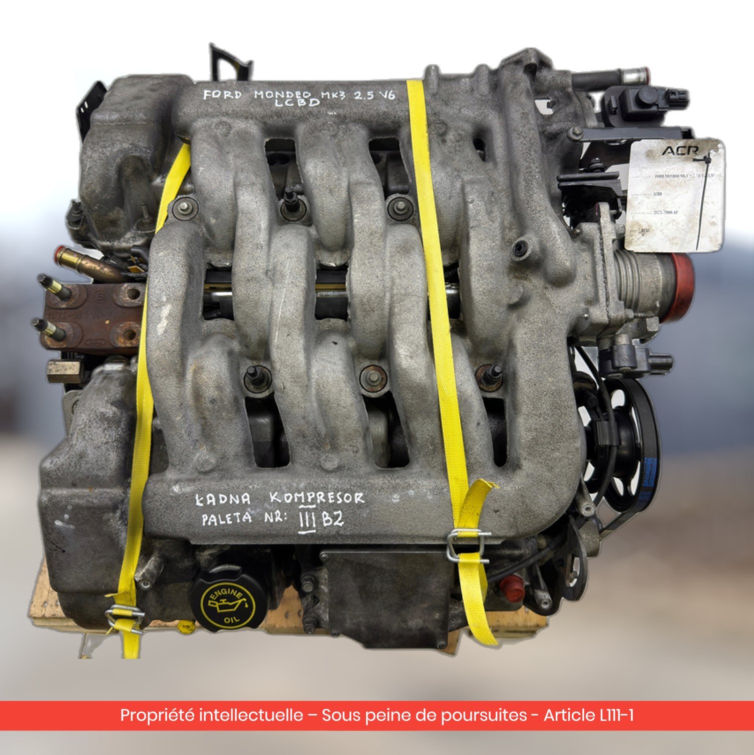 Moteur Ford Mondeo III MK3 V6 LCBD — occasion — vue 1