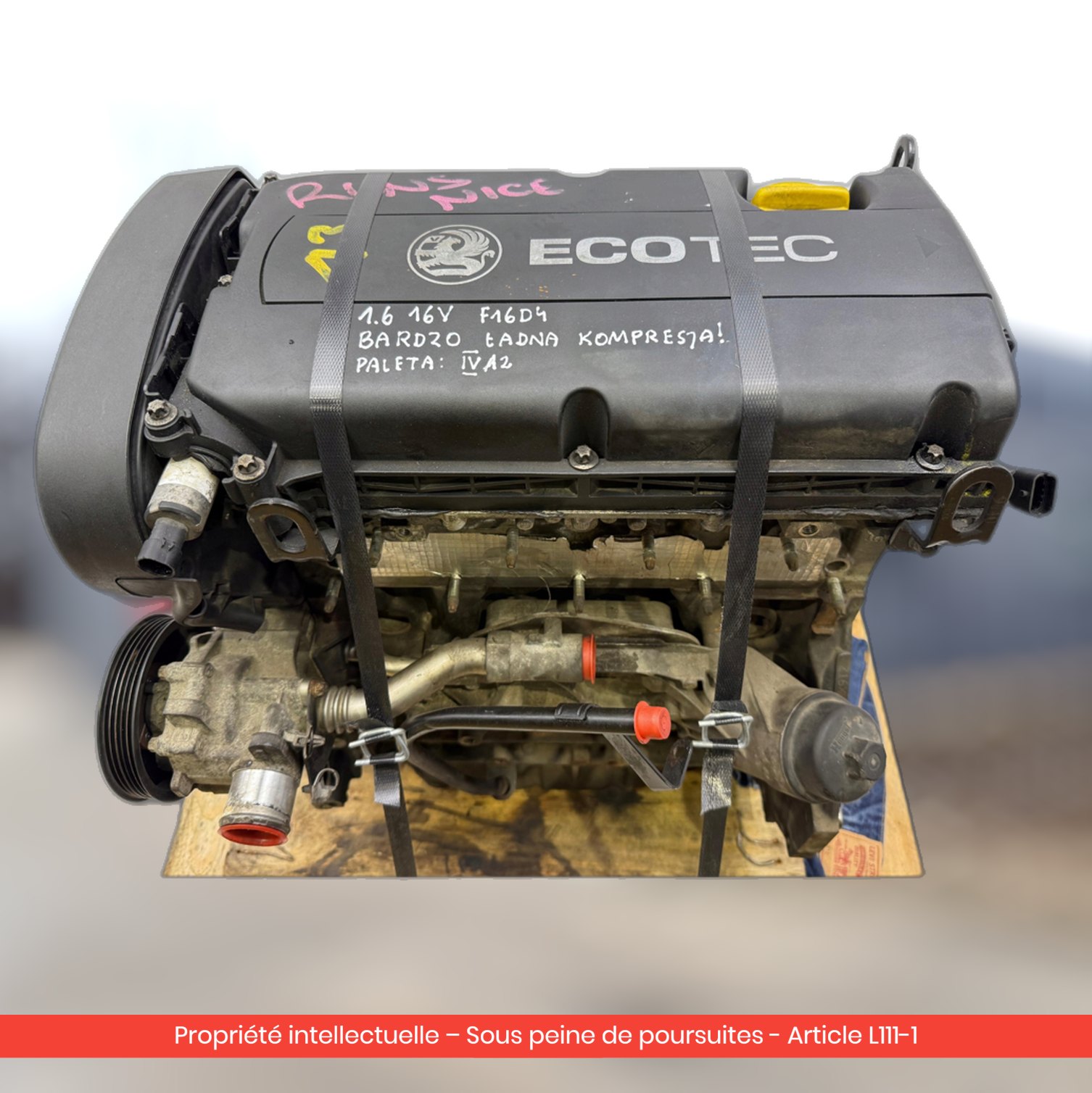 Moteur Chevrolet Cruze / Chevrolet Aveo T300 F16D4 — occasion — vue 2