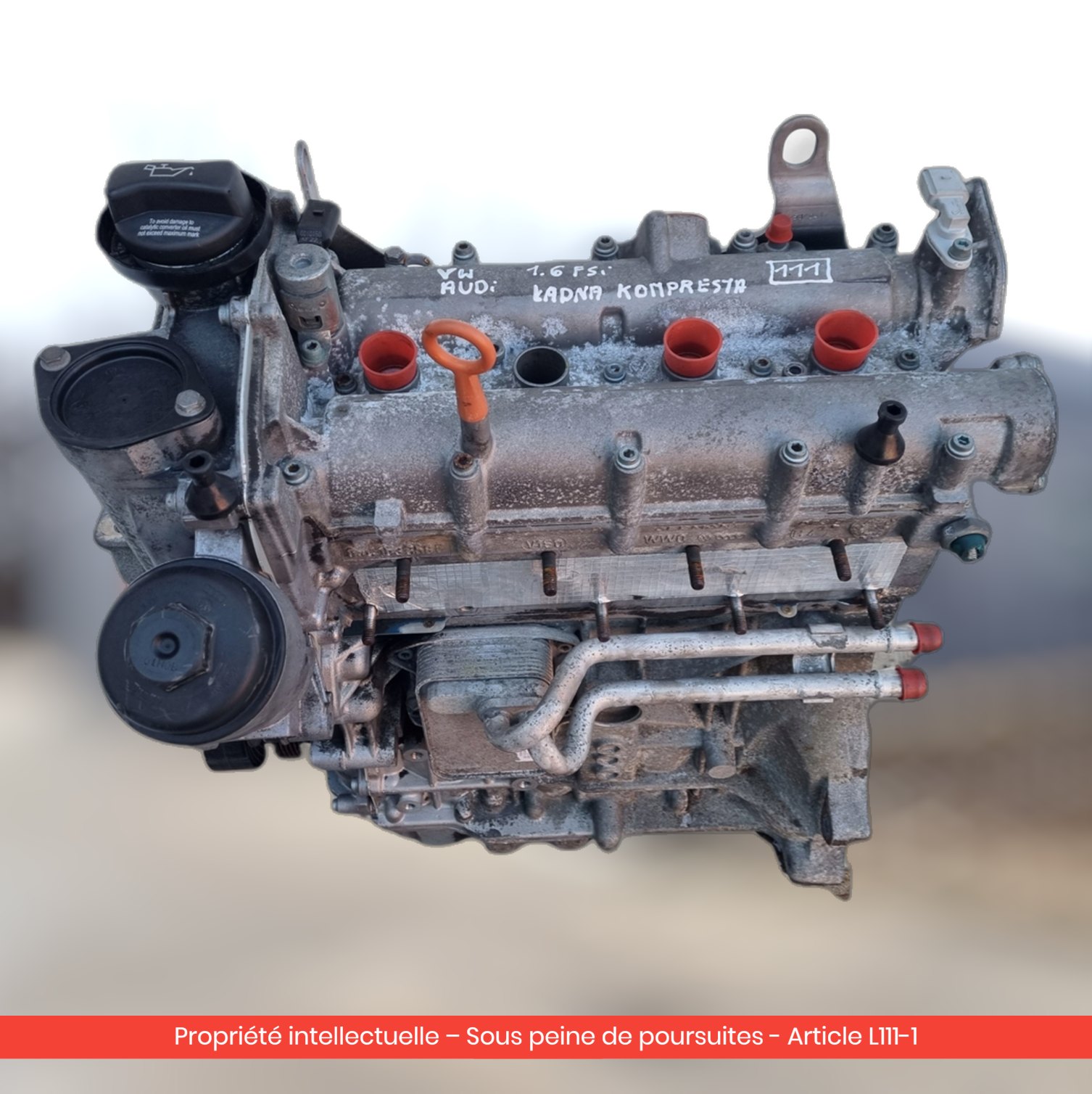 Moteur Volkswagen Golf V BLF — occasion — vue 1